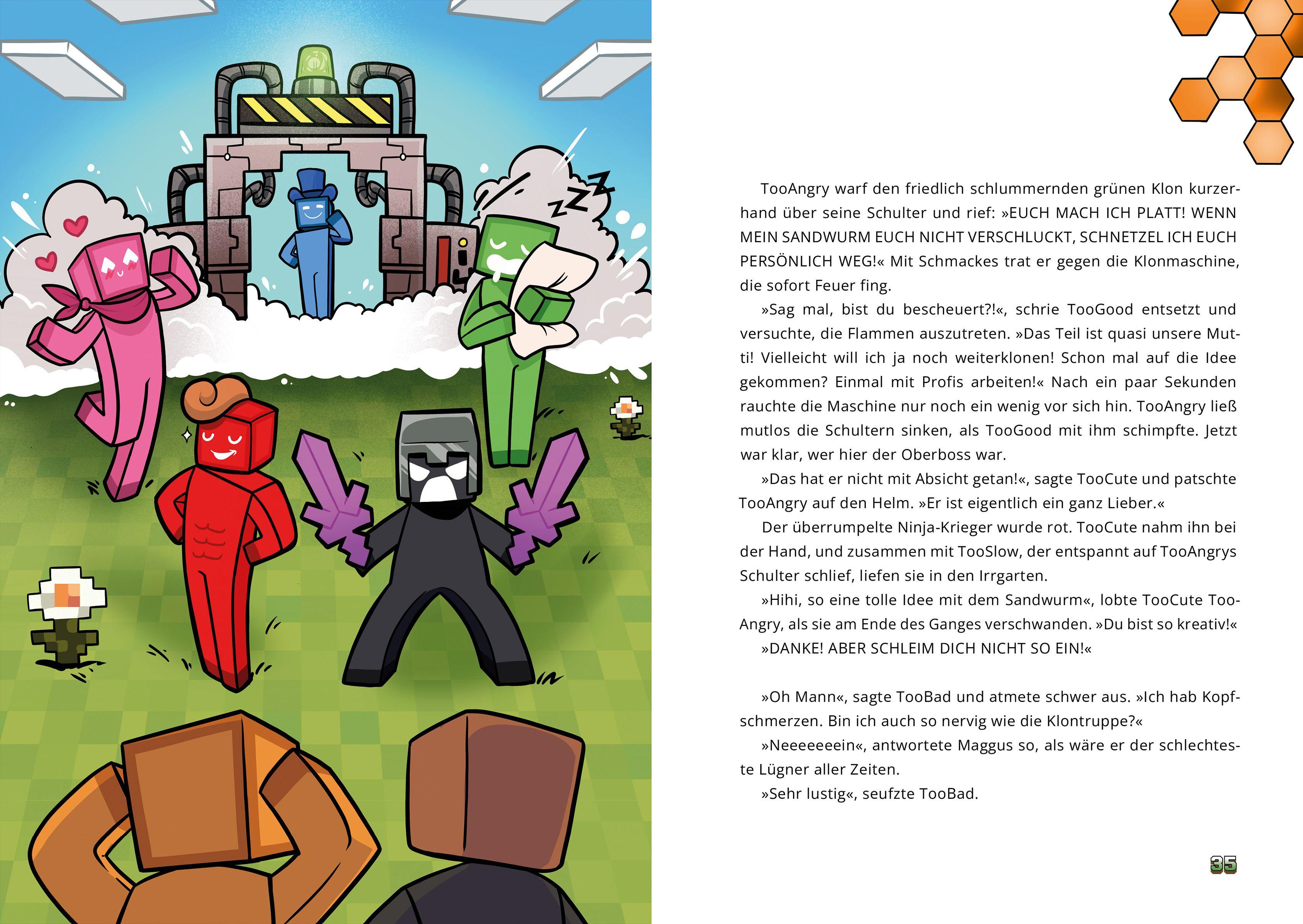 Beispielinhalt (Bild) TooBad und das Klon-Problem