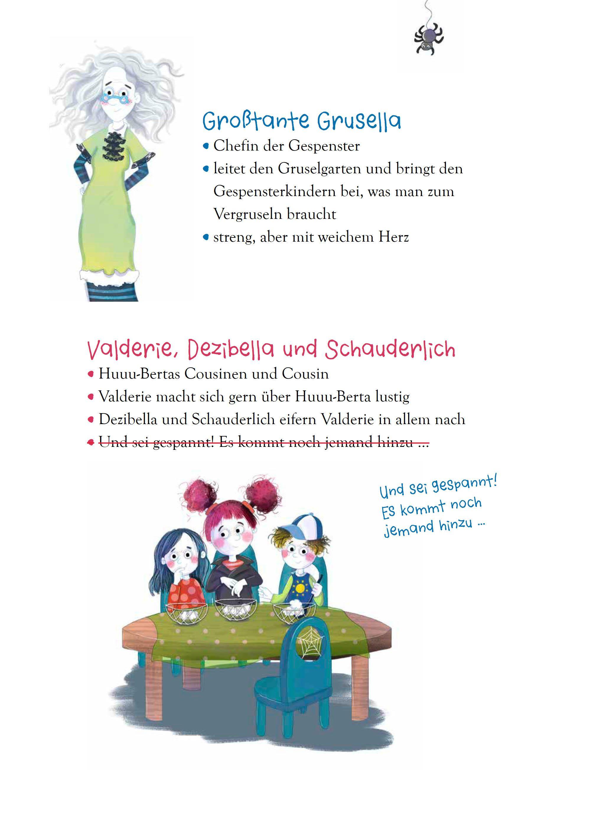 Beispielinhalt (Bild) Huuu-Berta - Ein kleines Gespenst zum Geburtstag