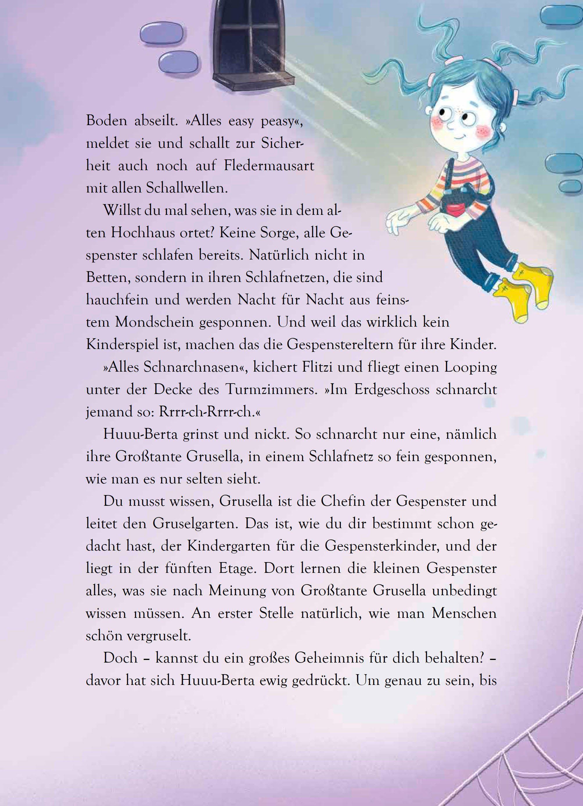 Beispielinhalt (Bild) Huuu-Berta - Ein kleines Gespenst zum Geburtstag
