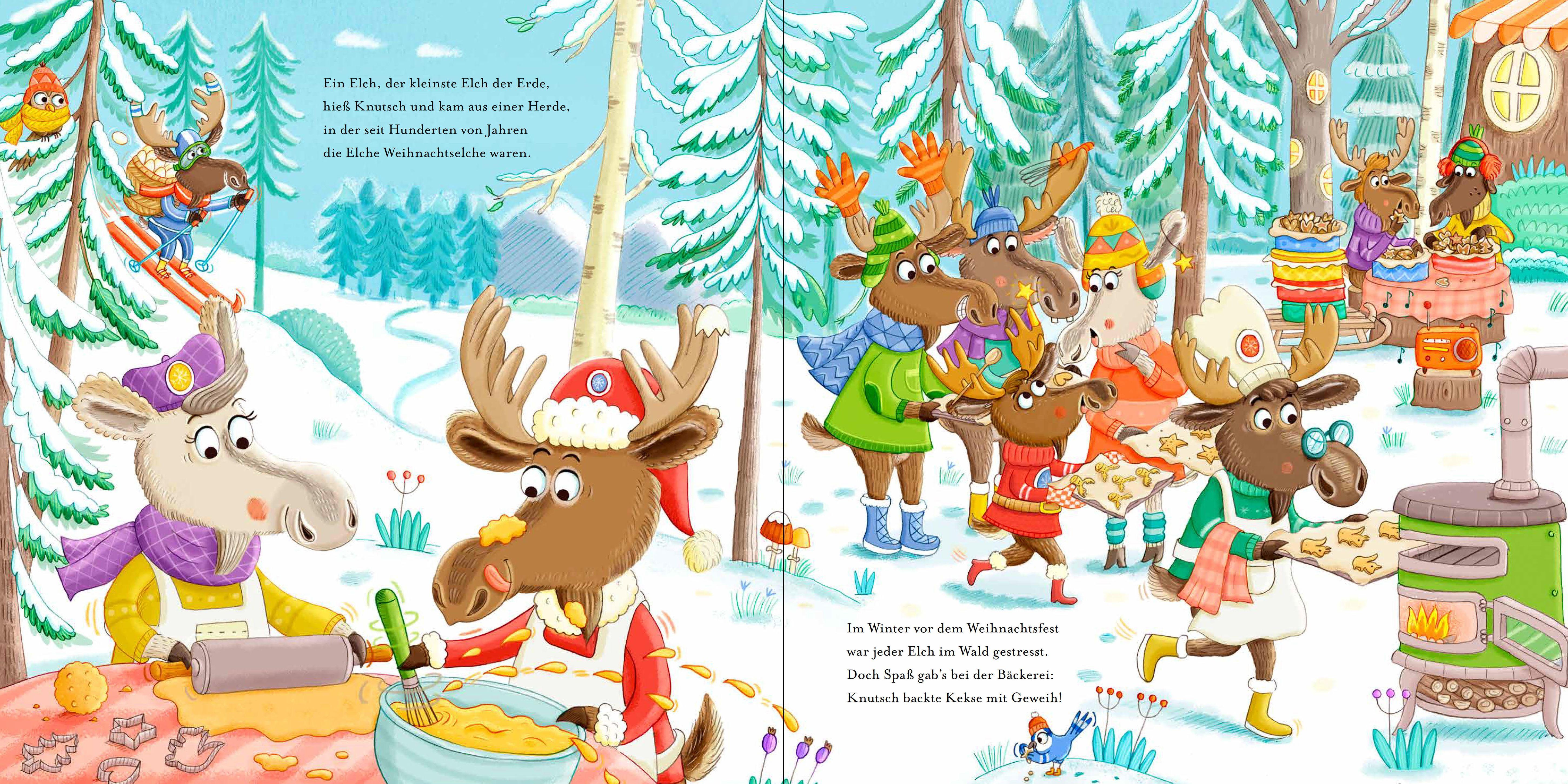 Beispielinhalt (Bild) Knutsch & Petersilie - Osterelch und Weihnachtshase