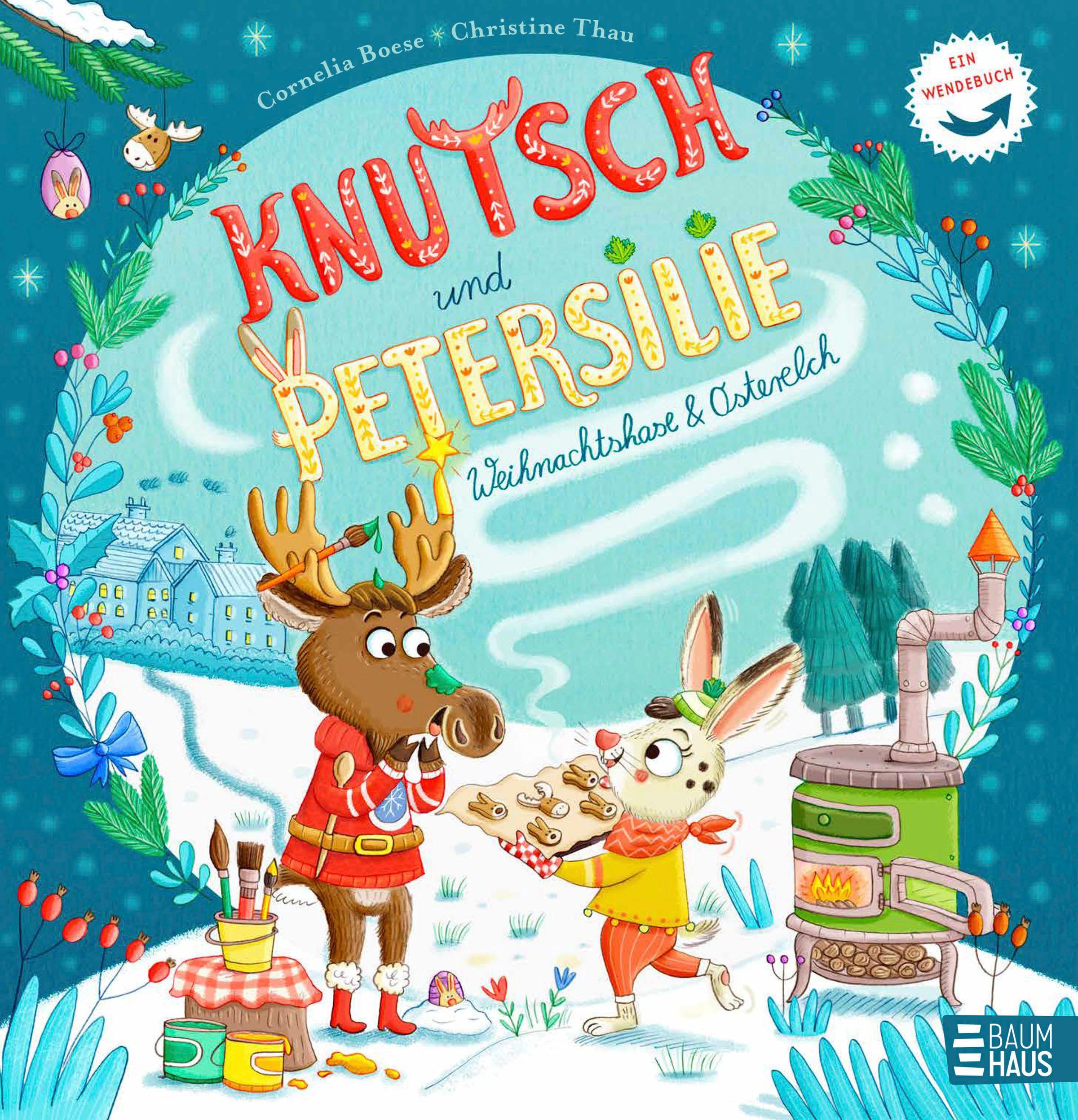 Vorderes Coverbild Knutsch & Petersilie - Osterelch und Weihnachtshase