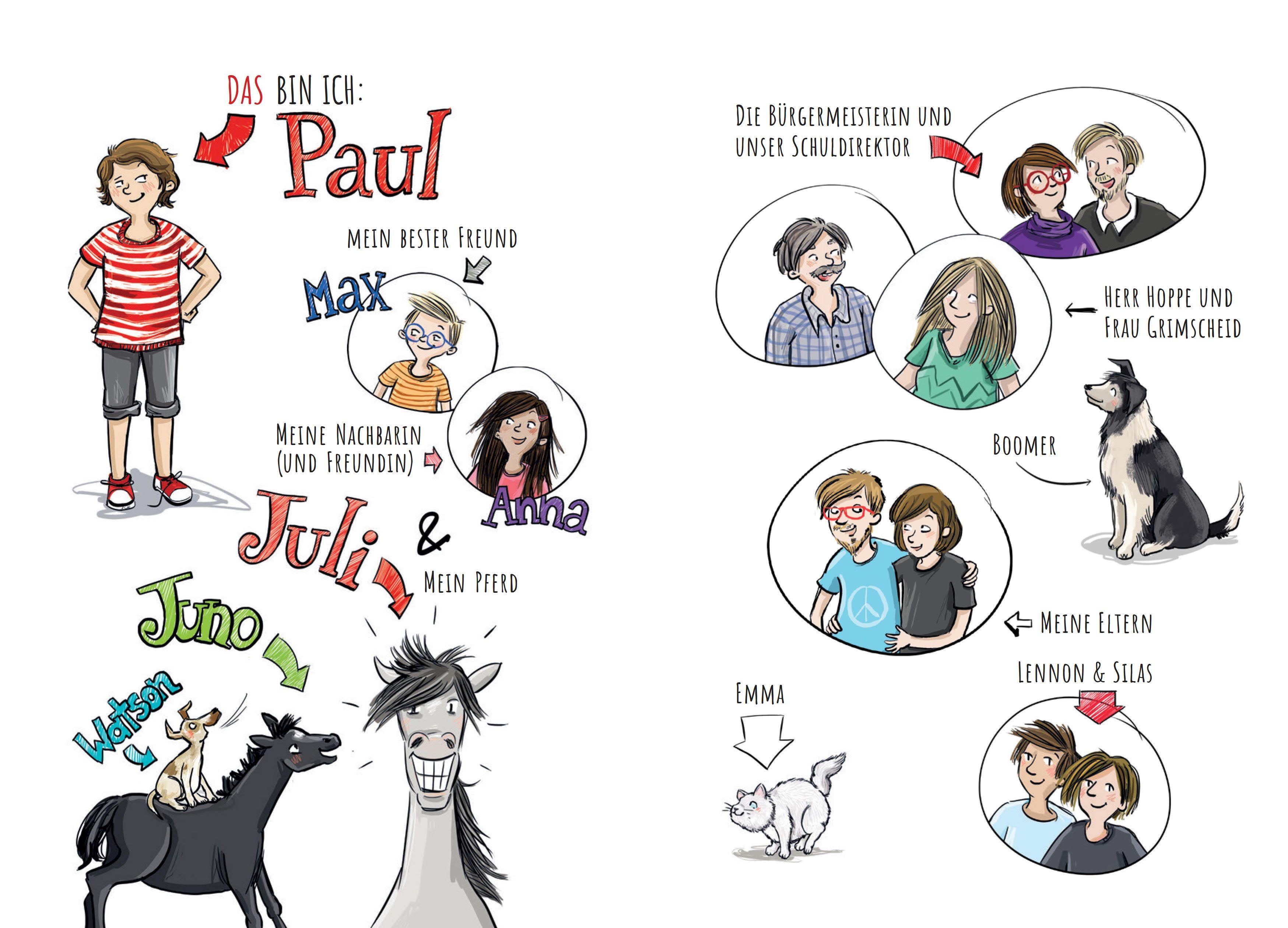 Beispielinhalt (Bild) Schule mit Juli