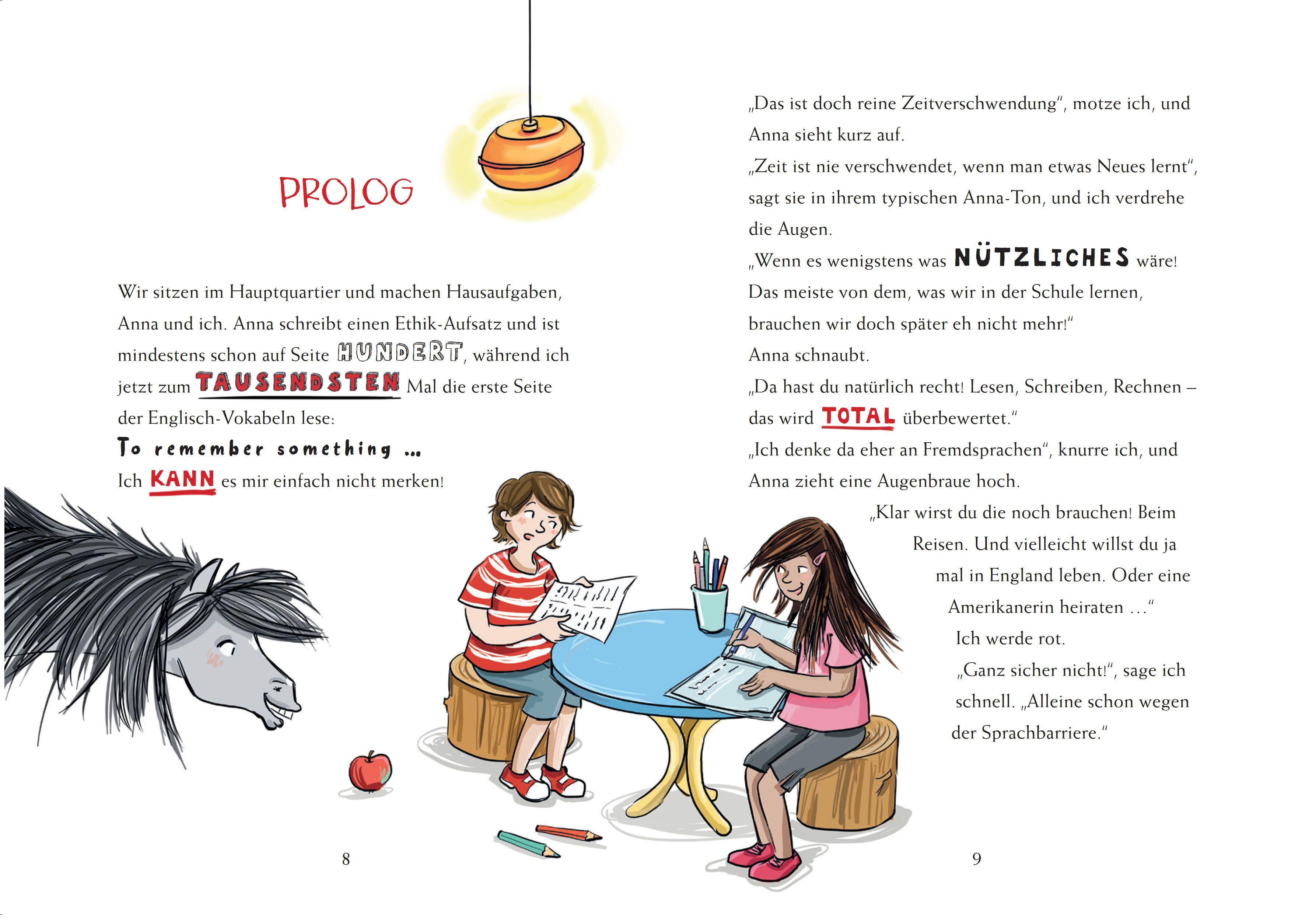 Beispielinhalt (Bild) Schule mit Juli