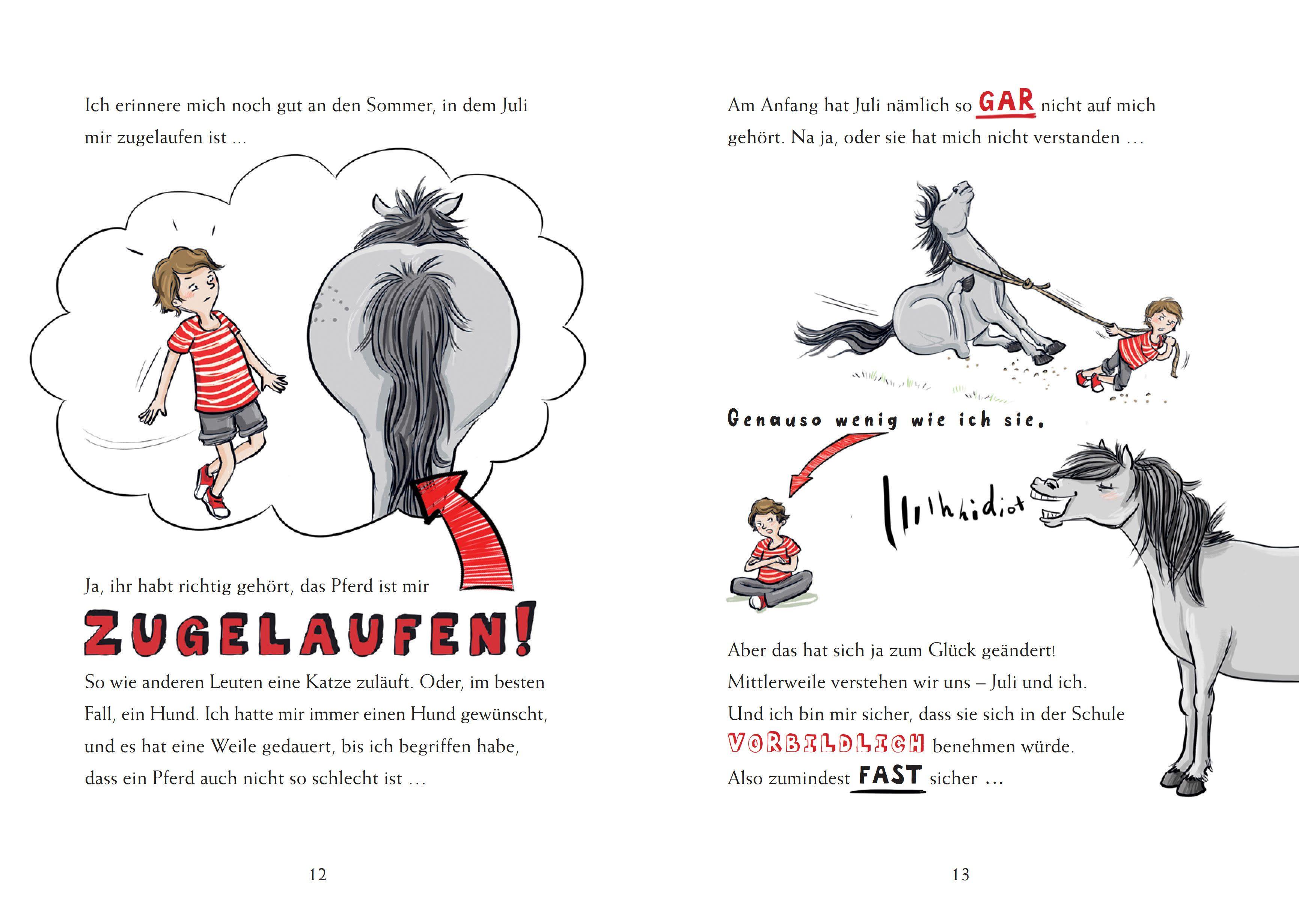 Beispielinhalt (Bild) Schule mit Juli