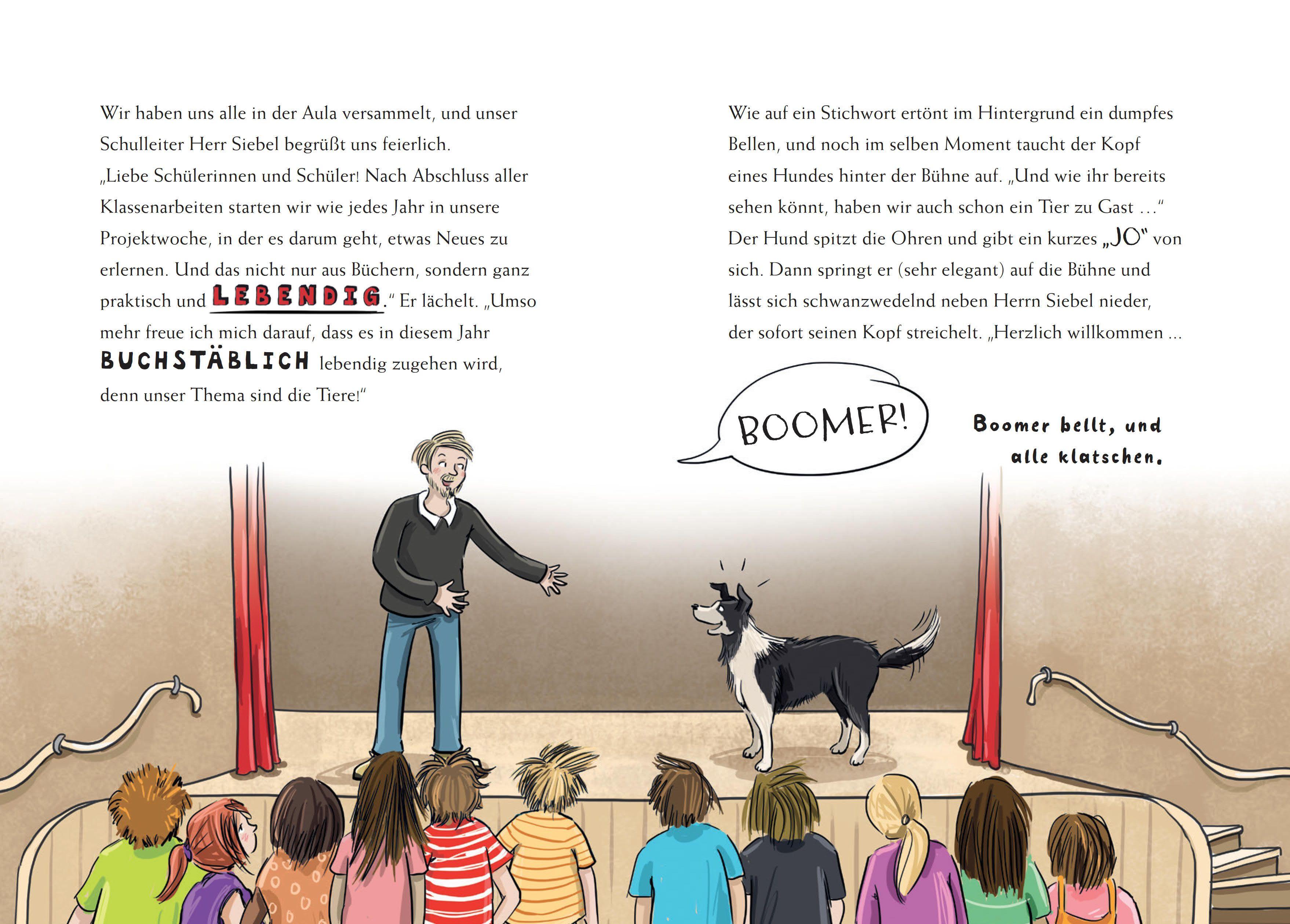 Beispielinhalt (Bild) Schule mit Juli