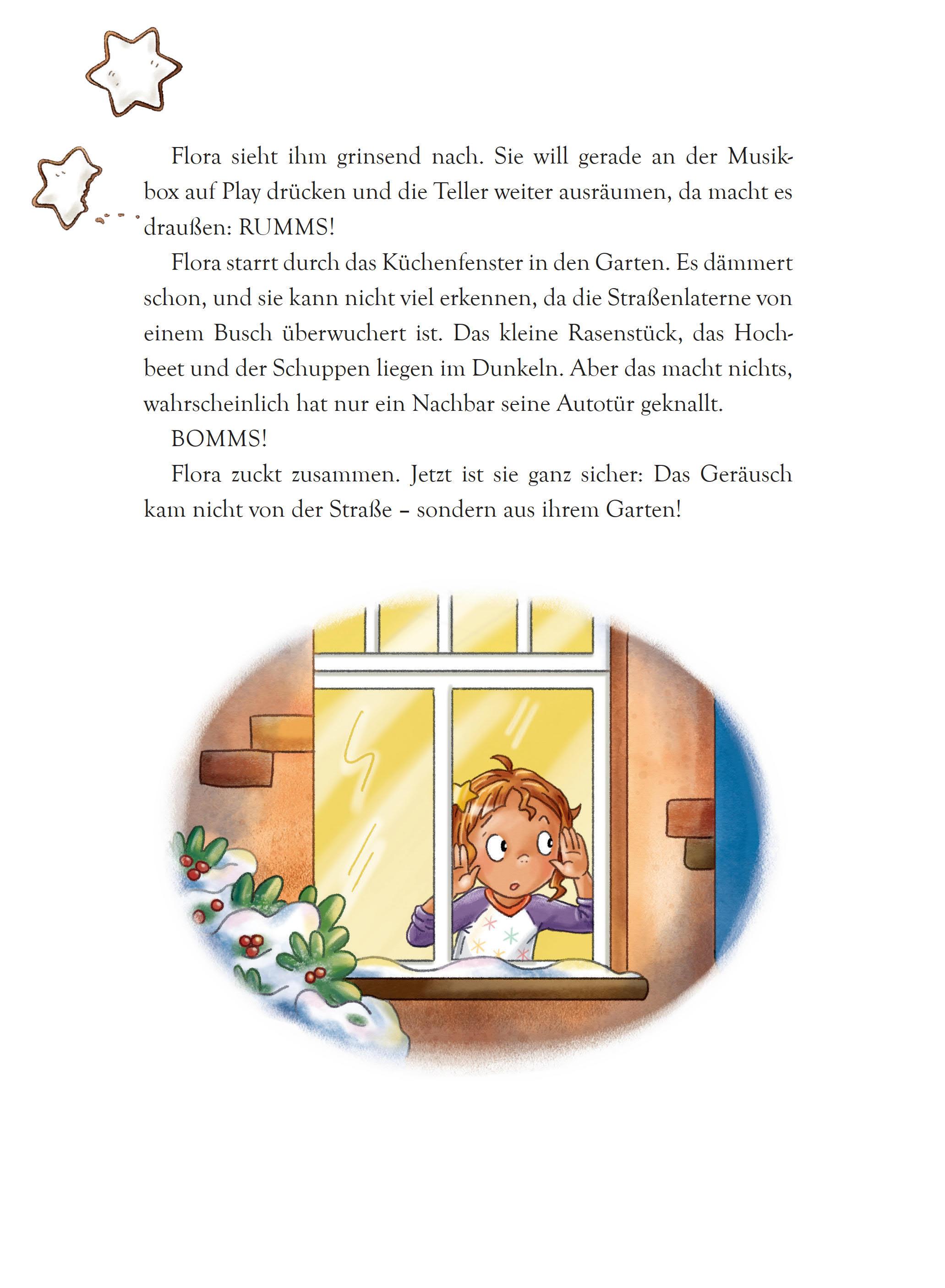 Beispielinhalt (Bild) Ein Rentier namens Zimtstern - Ein Adventskalenderbuch in 24 Kapiteln