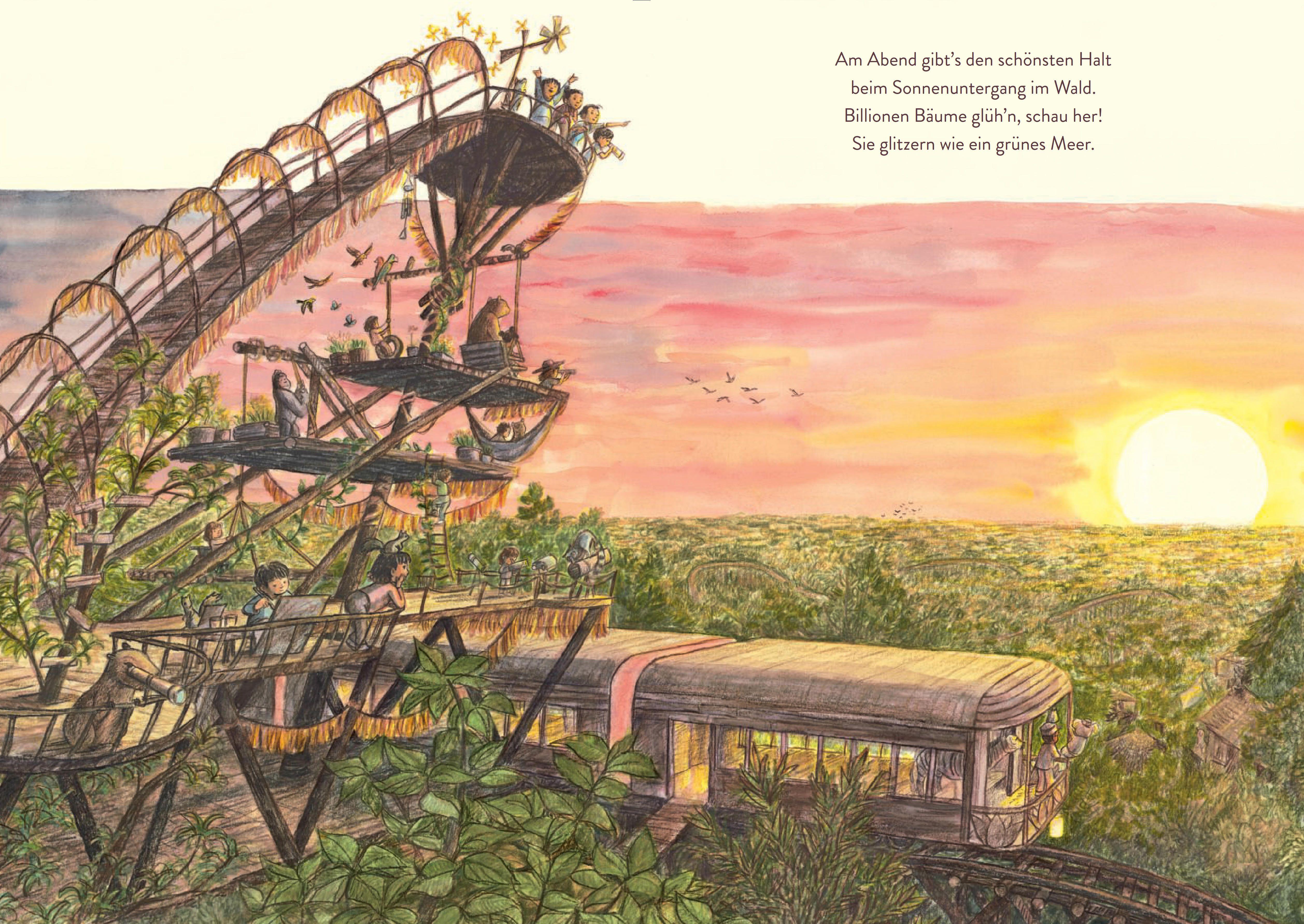 Beispielinhalt (Bild) Unsere Baumhausstadt