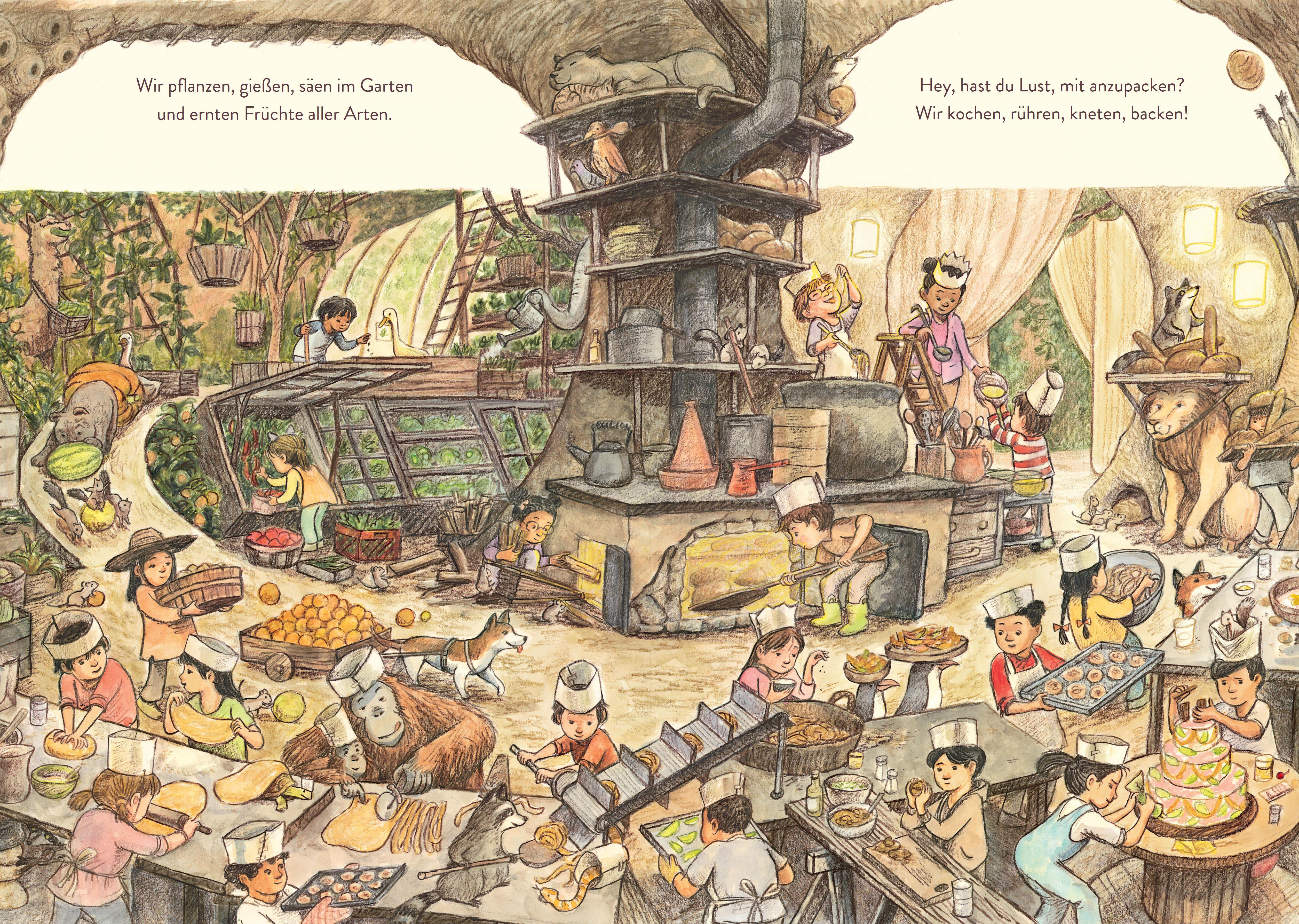 Beispielinhalt (Bild) Unsere Baumhausstadt