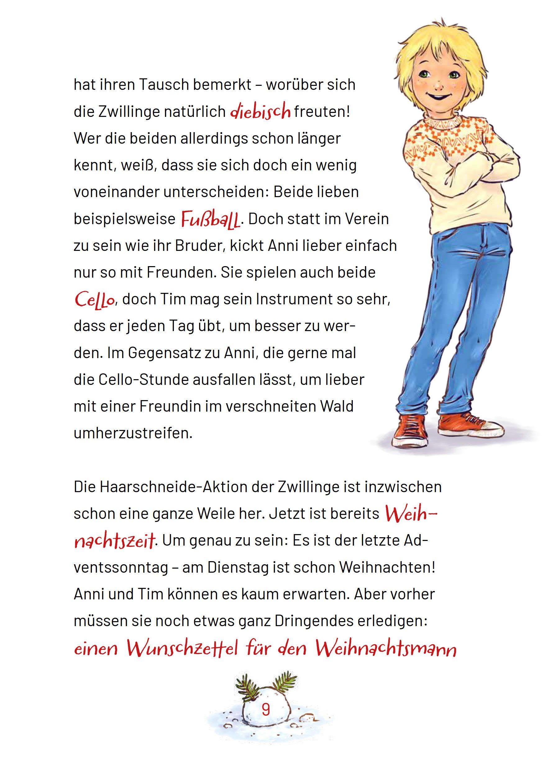 Beispielinhalt (Bild) Der Wunschzetteldieb