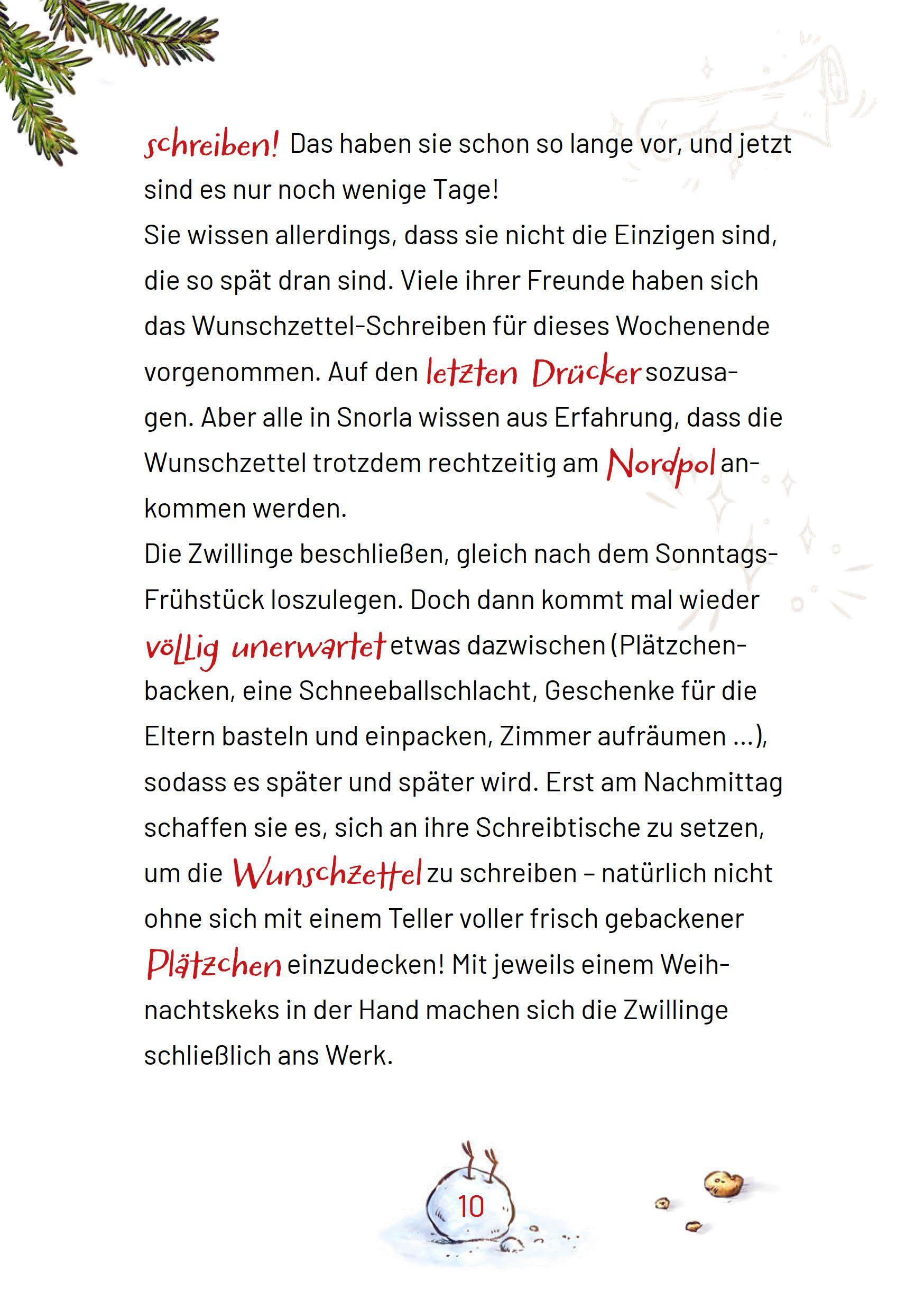 Beispielinhalt (Bild) Der Wunschzetteldieb