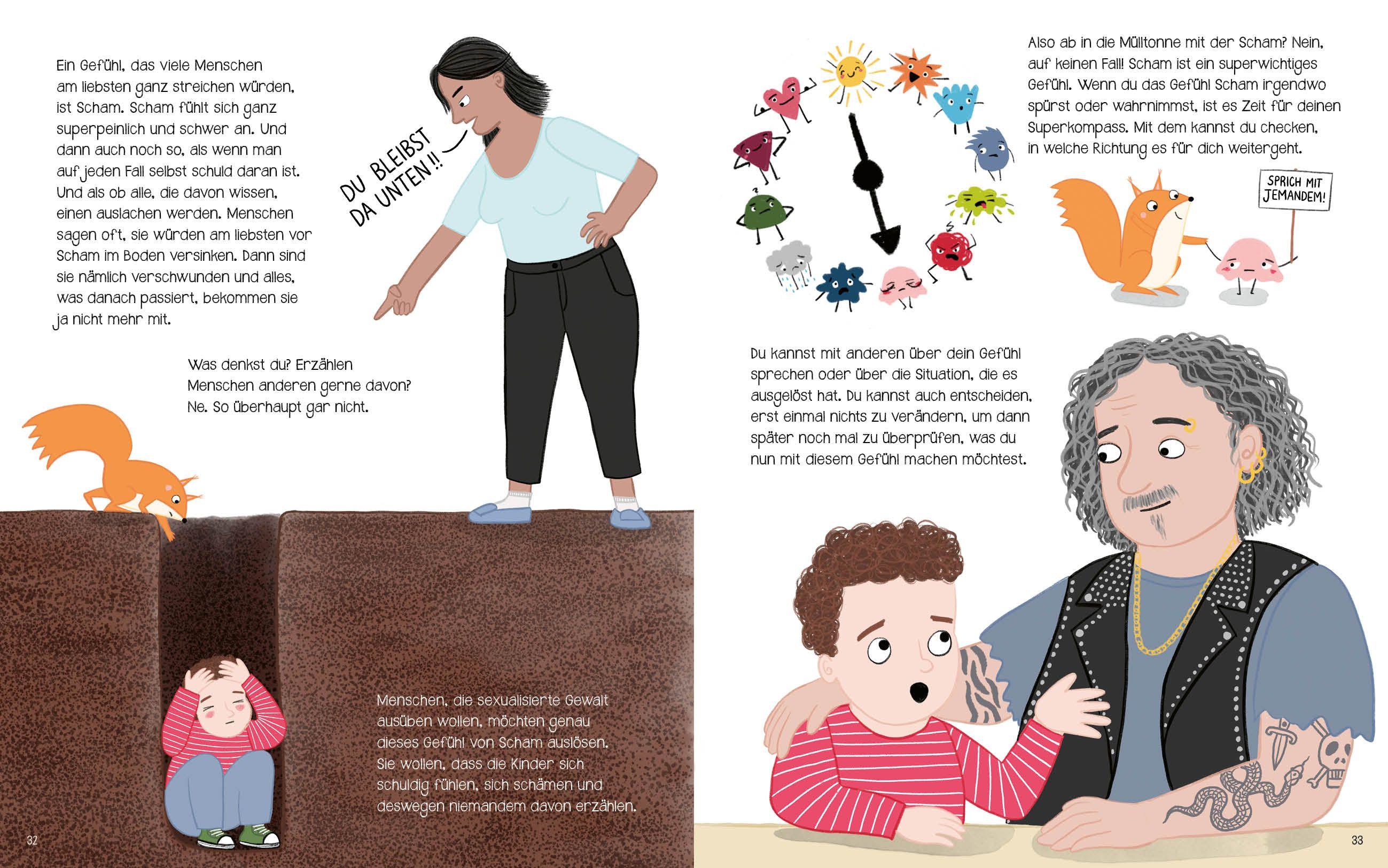 Beispielinhalt (Bild) Jetzt mal ehrlich?!: Meine Gefühle, mein Körper, meine Regeln! Ein wirksames Aufklärungsbuch für Kinder zur Prävention von sexuellem Missbrauch