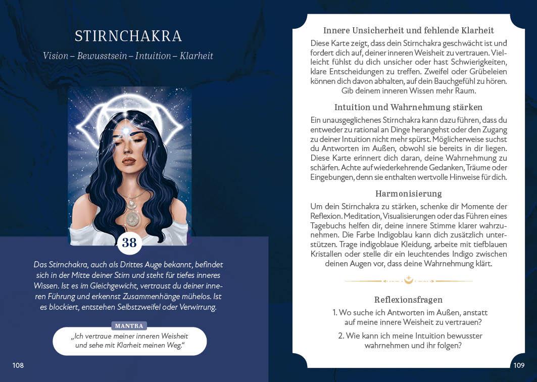 Beispielinhalt (Bild) Orakel-Kartenset: Seelenreise Orakel | Stelle dich den Aufgaben deines Lebens und werde zu deinem authentischsten Selbst