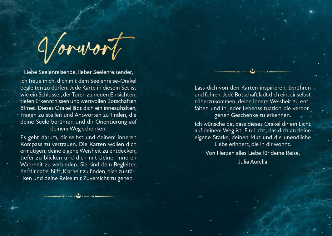 Beispielinhalt (Bild) Orakel-Kartenset: Seelenreise Orakel | Stelle dich den Aufgaben deines Lebens und werde zu deinem authentischsten Selbst