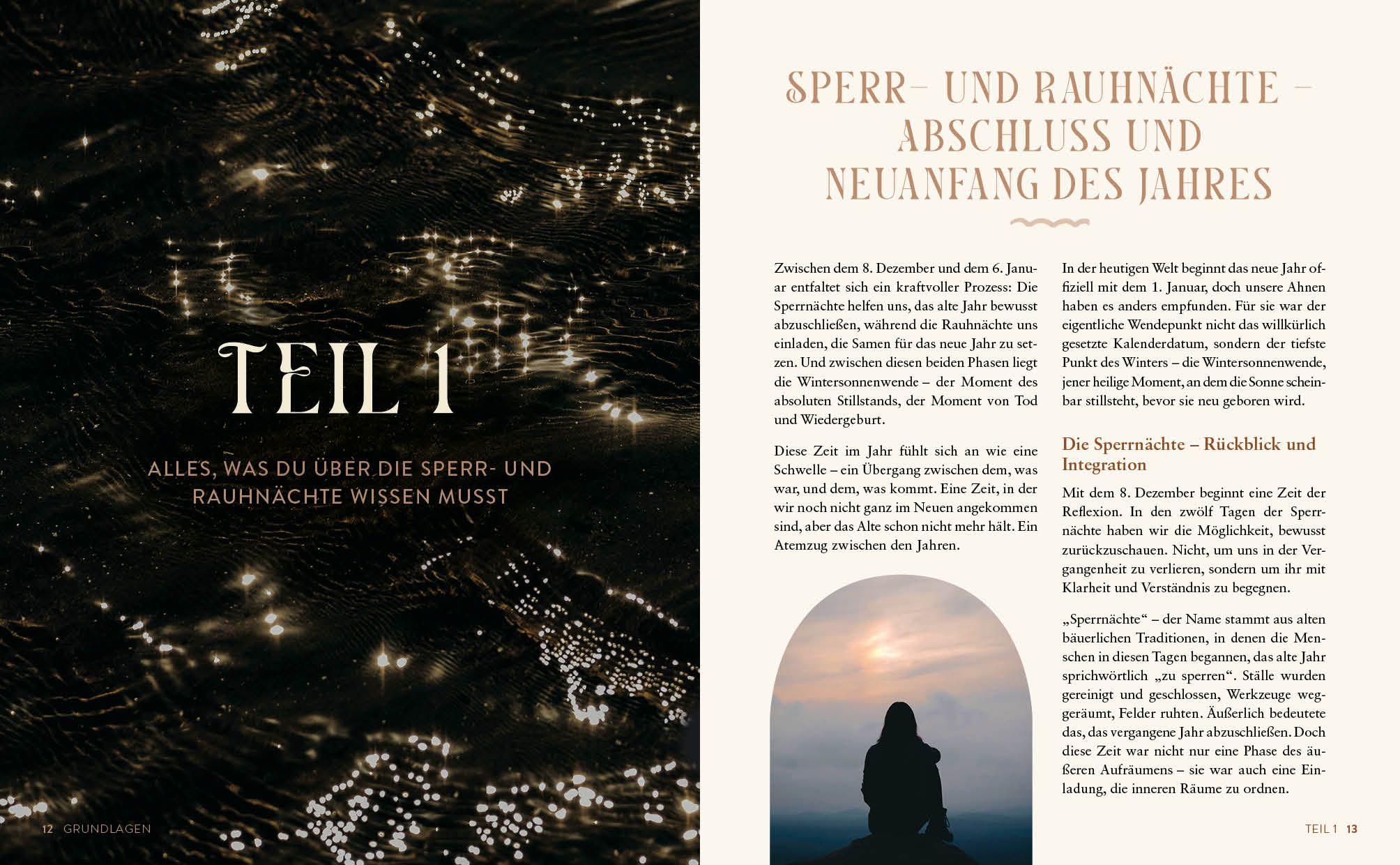 Beispielinhalt (Bild) Rauhnächte - Reguliere dein Nervensystem und schaffe die Basis für persönliches Wachstum