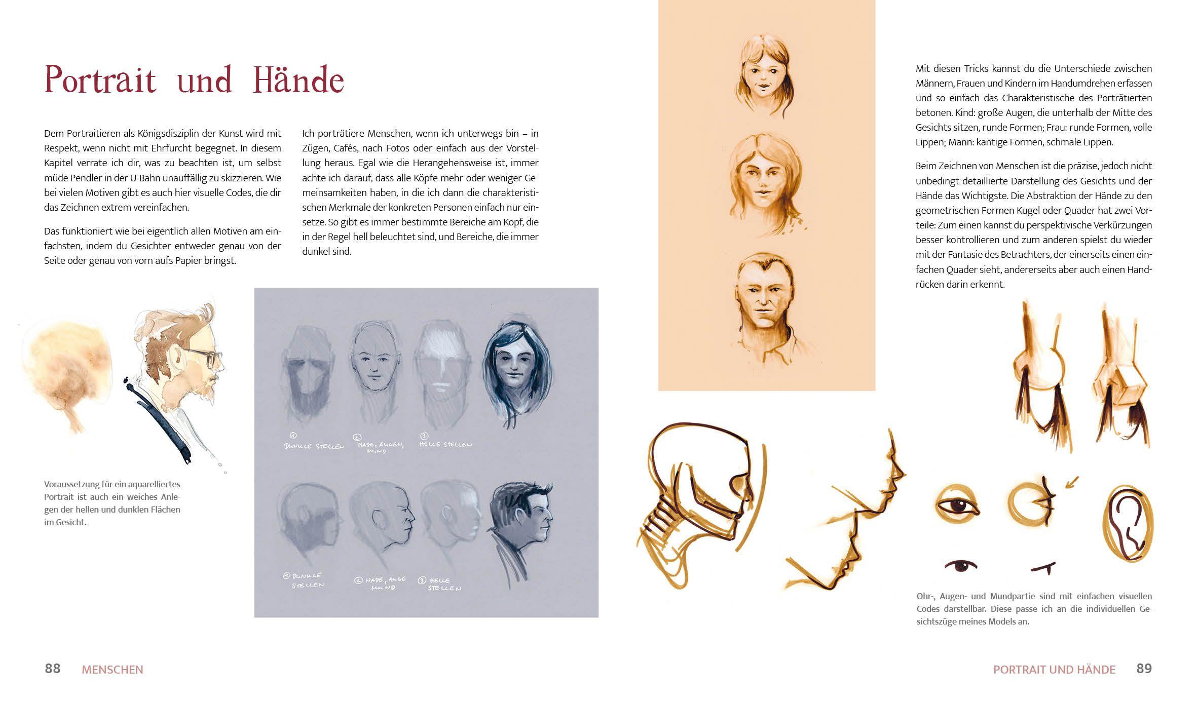 Beispielinhalt (Bild) Zeichnen mit Jens Hübner - Entschleunigen durch Zeichnen