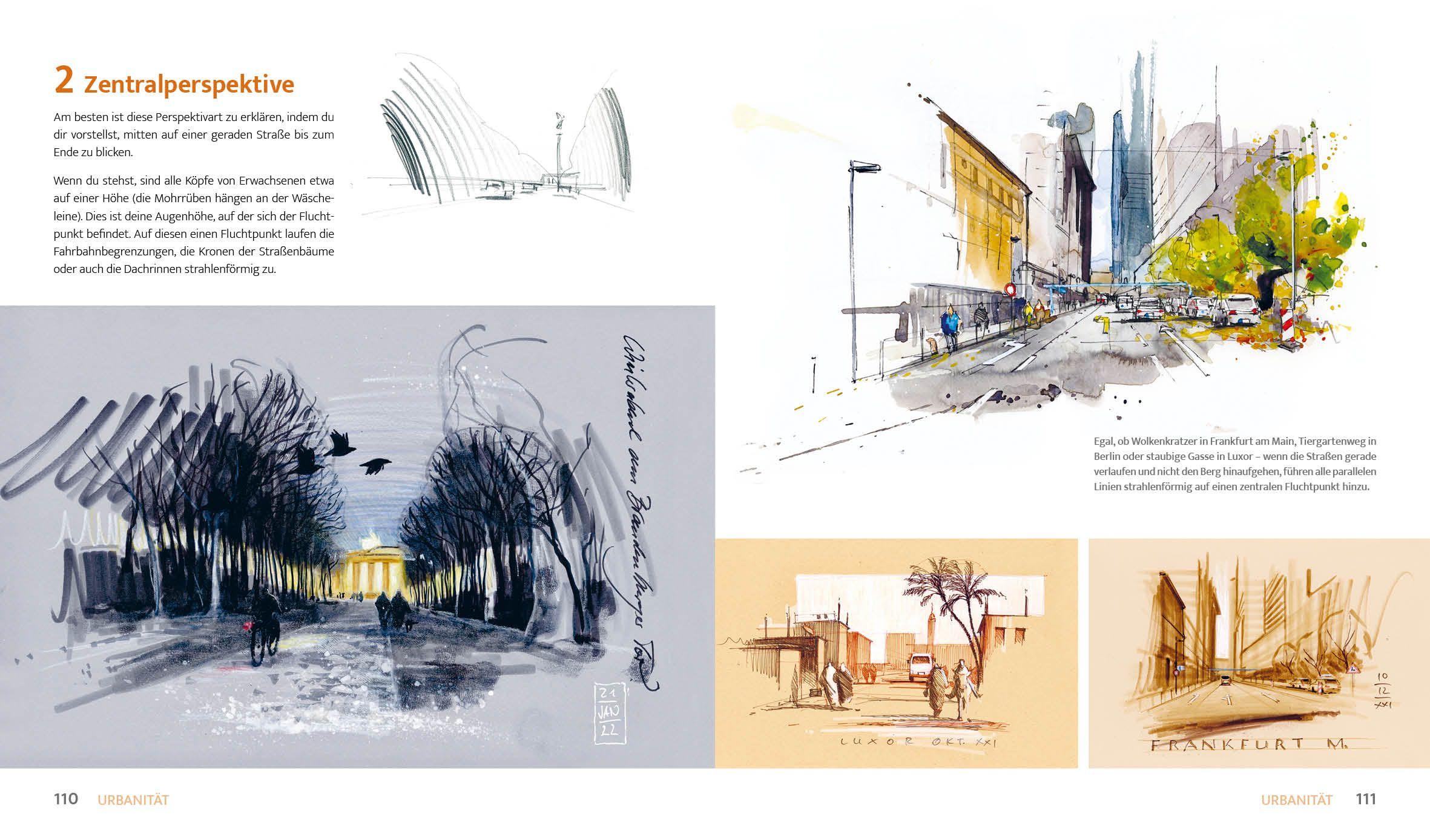 Beispielinhalt (Bild) Zeichnen mit Jens Hübner - Entschleunigen durch Zeichnen