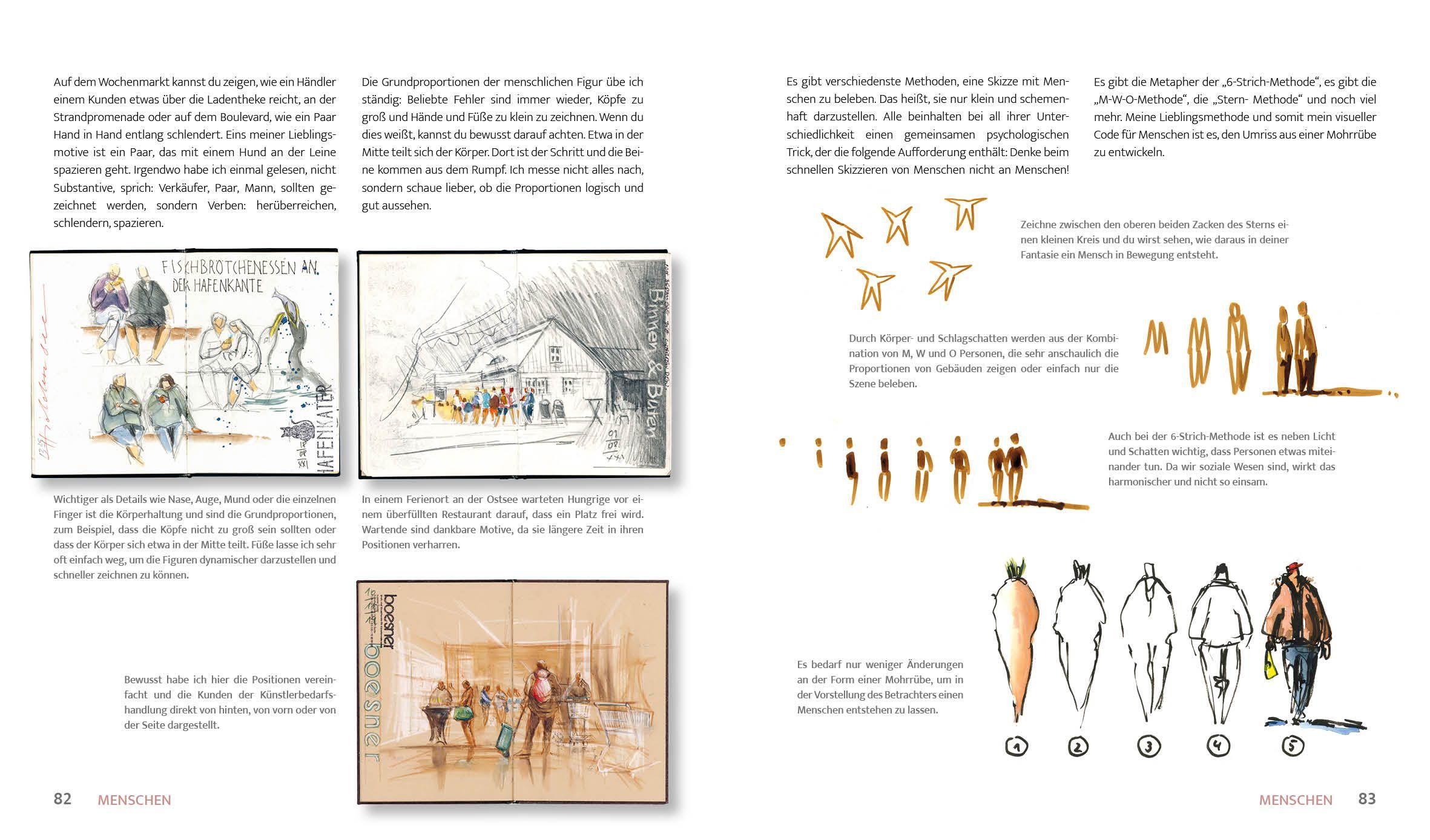 Beispielinhalt (Bild) Zeichnen mit Jens Hübner - Entschleunigen durch Zeichnen