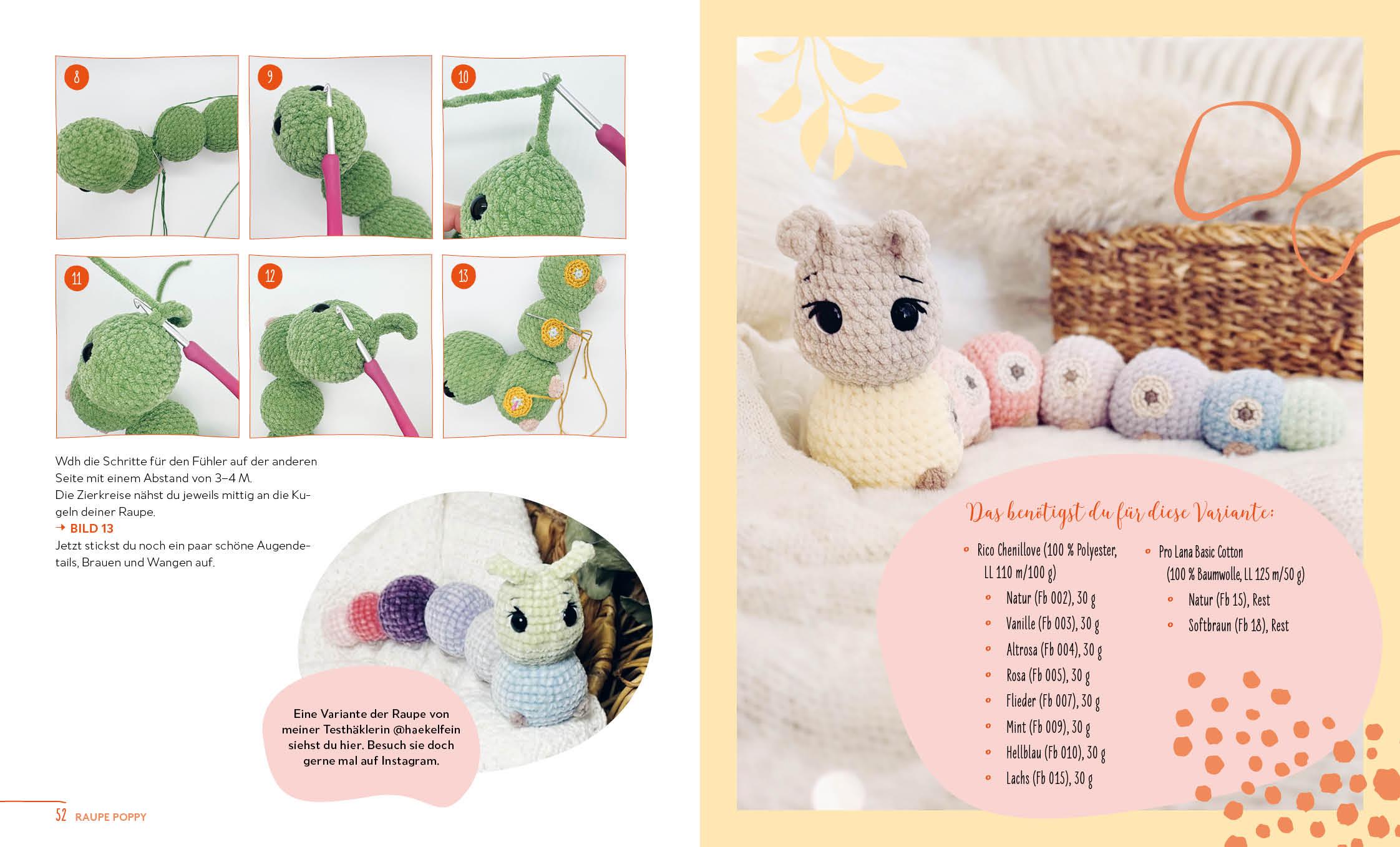 Beispielinhalt (Bild) Amigurumis - cute and plushy!