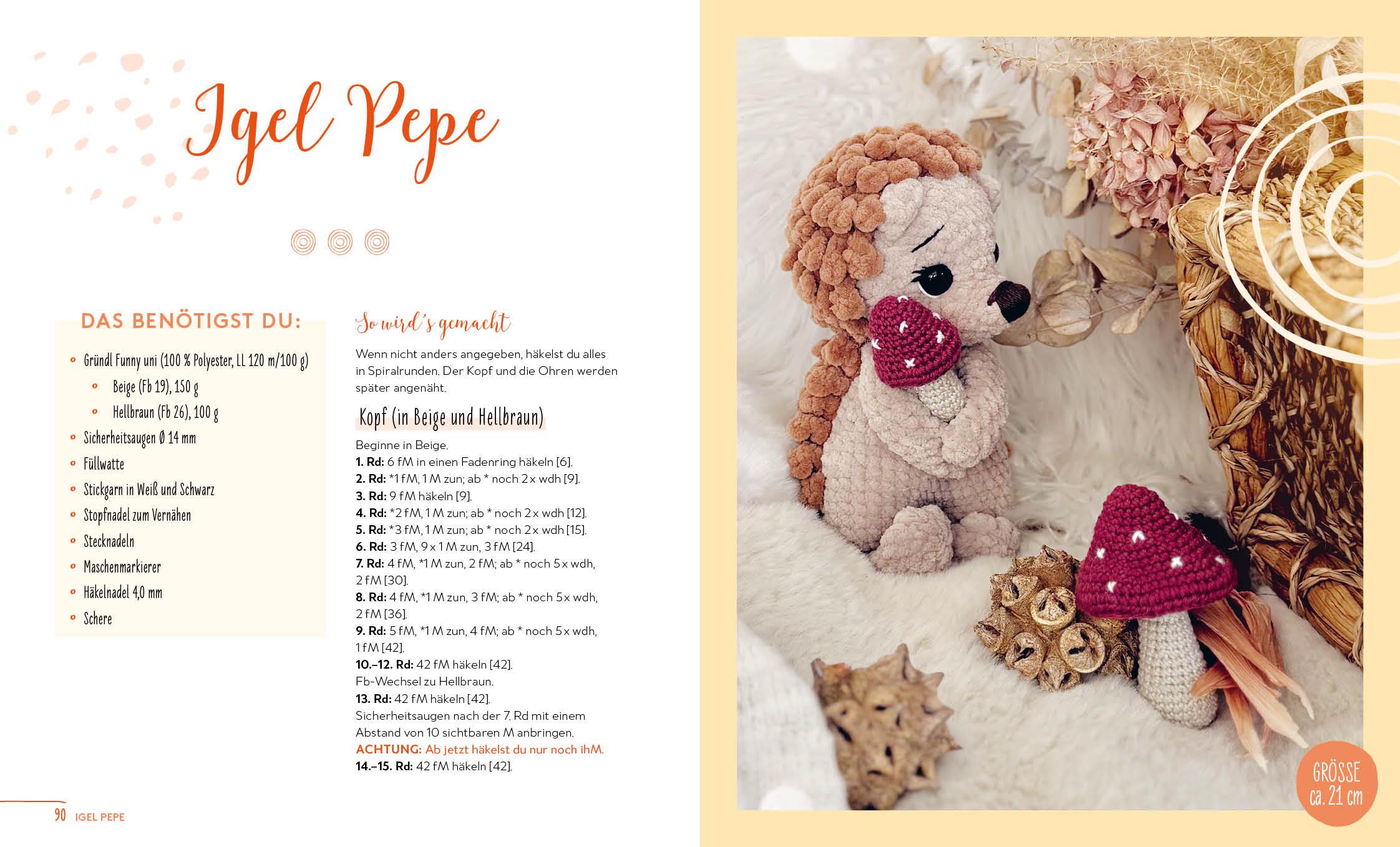 Beispielinhalt (Bild) Amigurumis - cute and plushy!