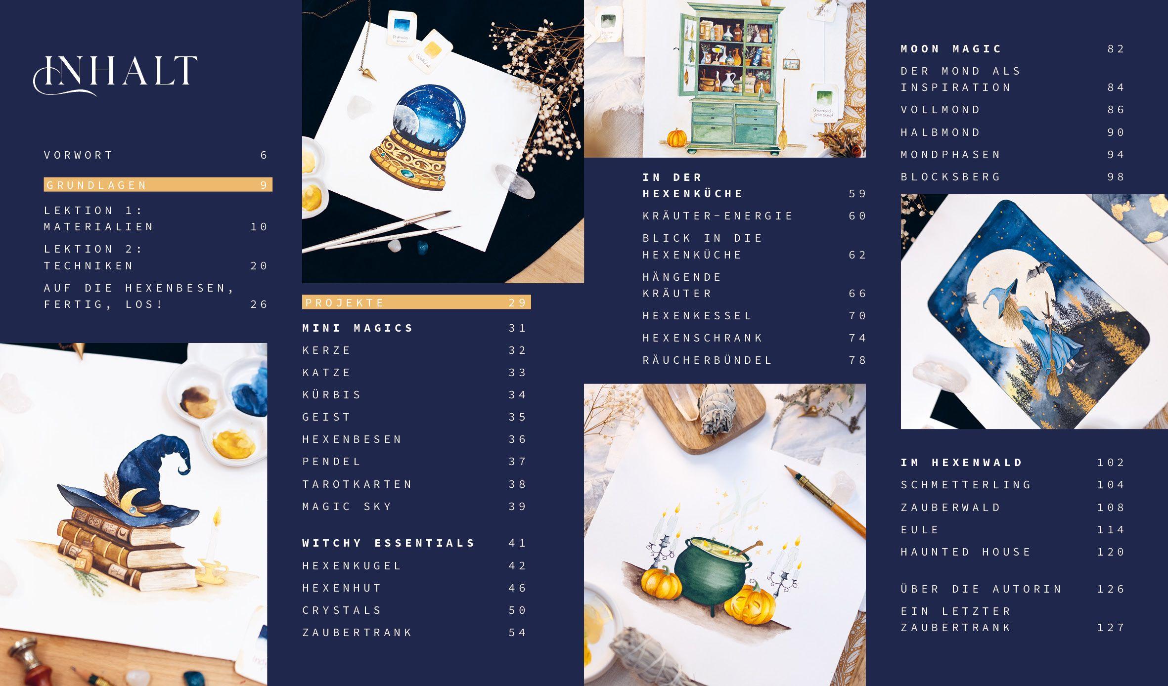 Beispielinhalt (Bild) Witchy Watercolor