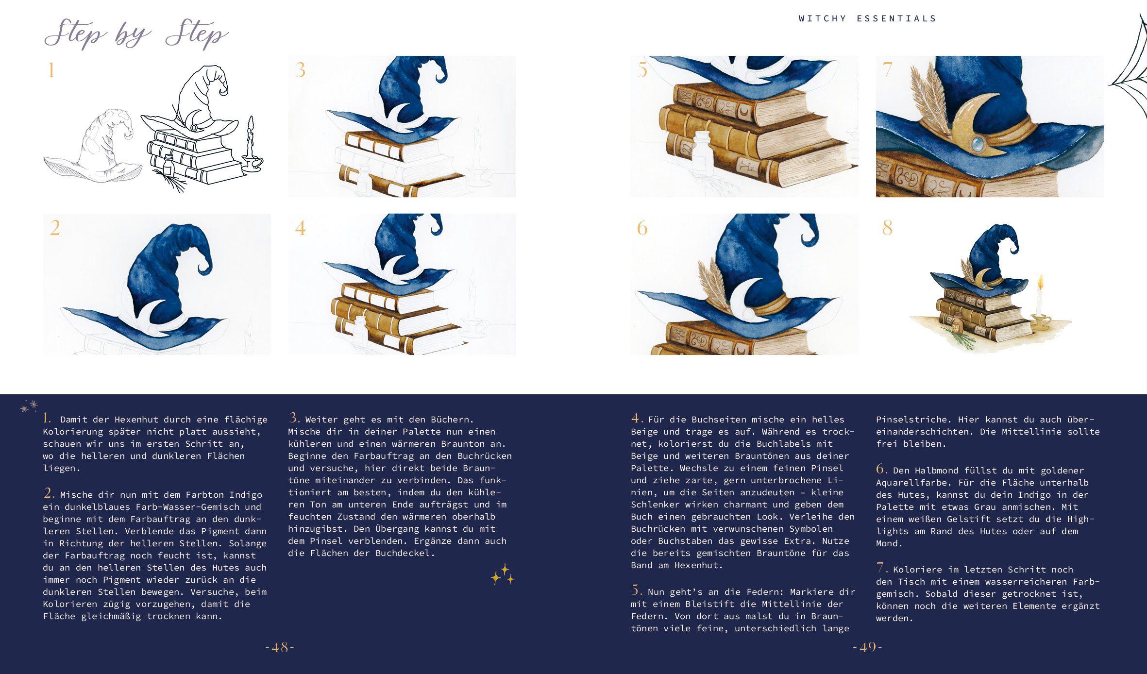Beispielinhalt (Bild) Witchy Watercolor