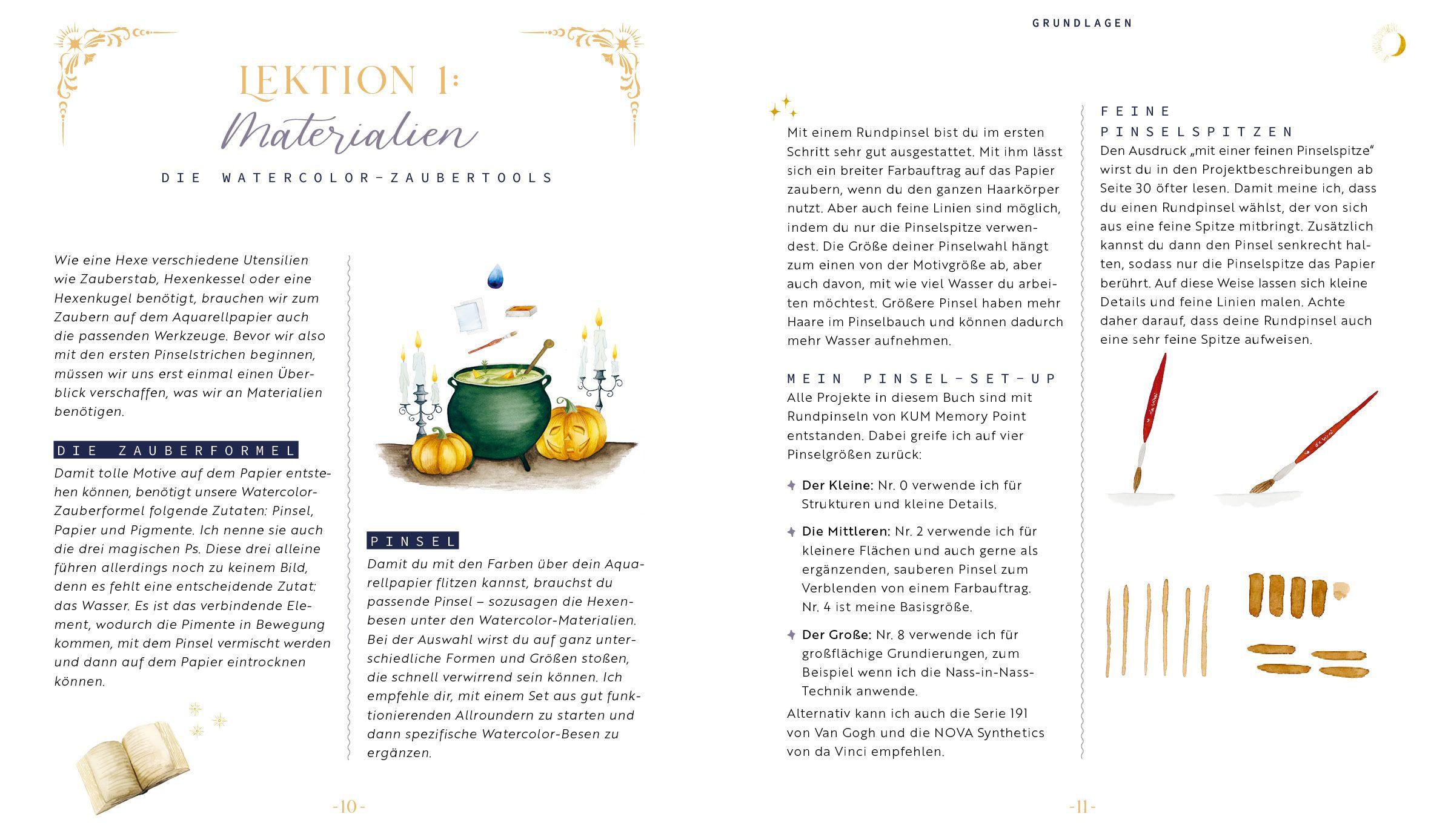 Beispielinhalt (Bild) Witchy Watercolor