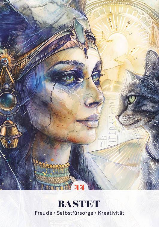 Beispielinhalt (Bild) Orakel-Kartenset: Spirit Guides | 49 Energiekarten mit Begleitbuch