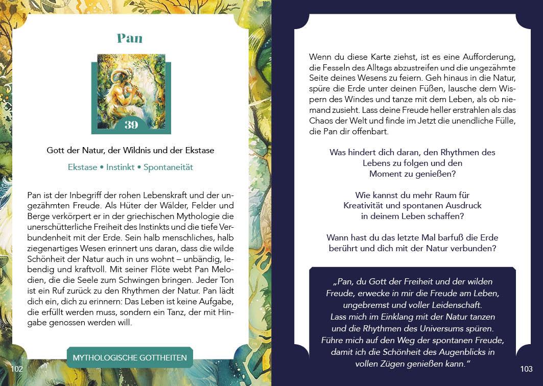 Beispielinhalt (Bild) Orakel-Kartenset: Spirit Guides | 49 Energiekarten mit Begleitbuch