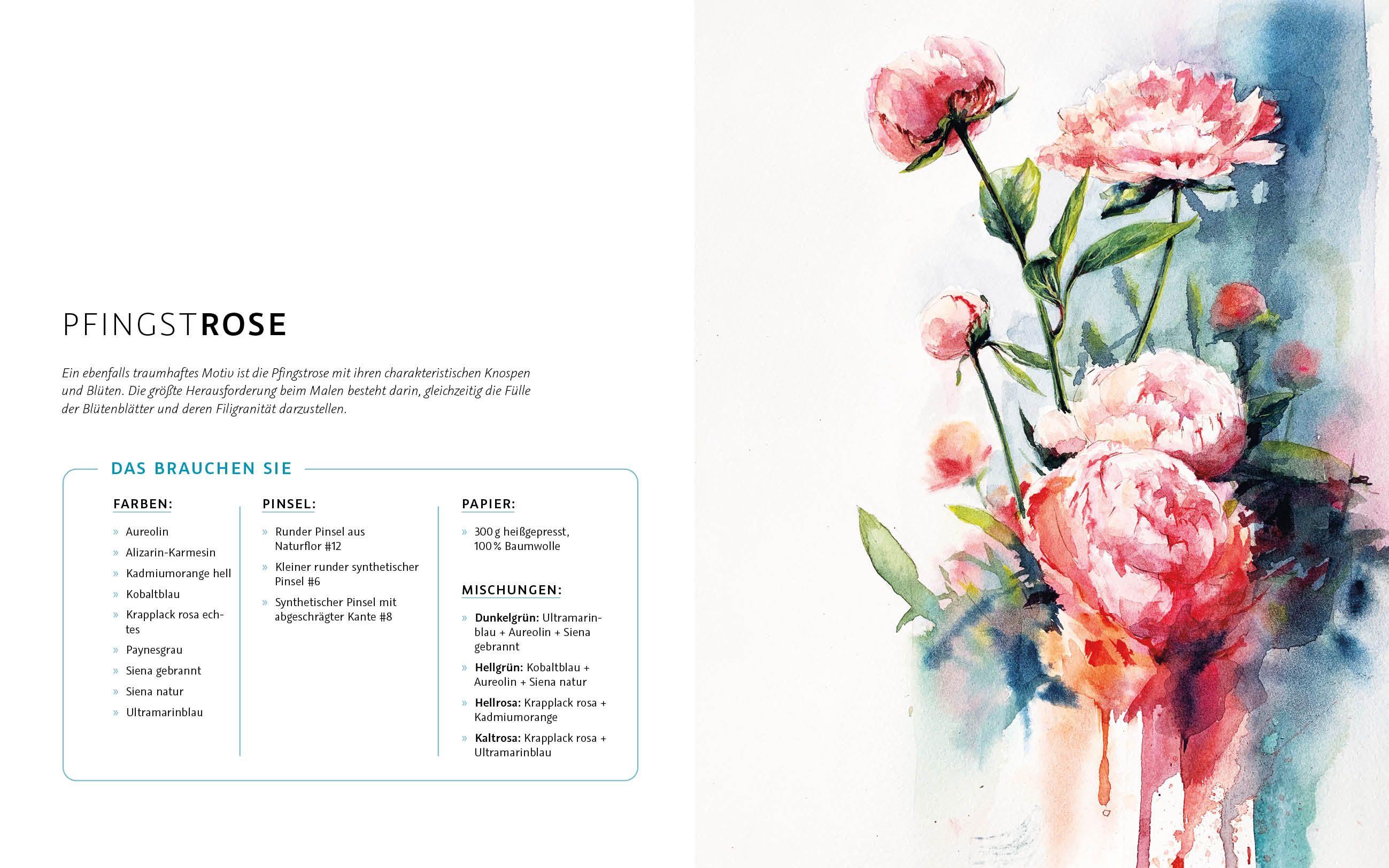 Beispielinhalt (Bild) Die Kunst der Aquarellmalerei - das große Watercolor-Grundlagenwerk