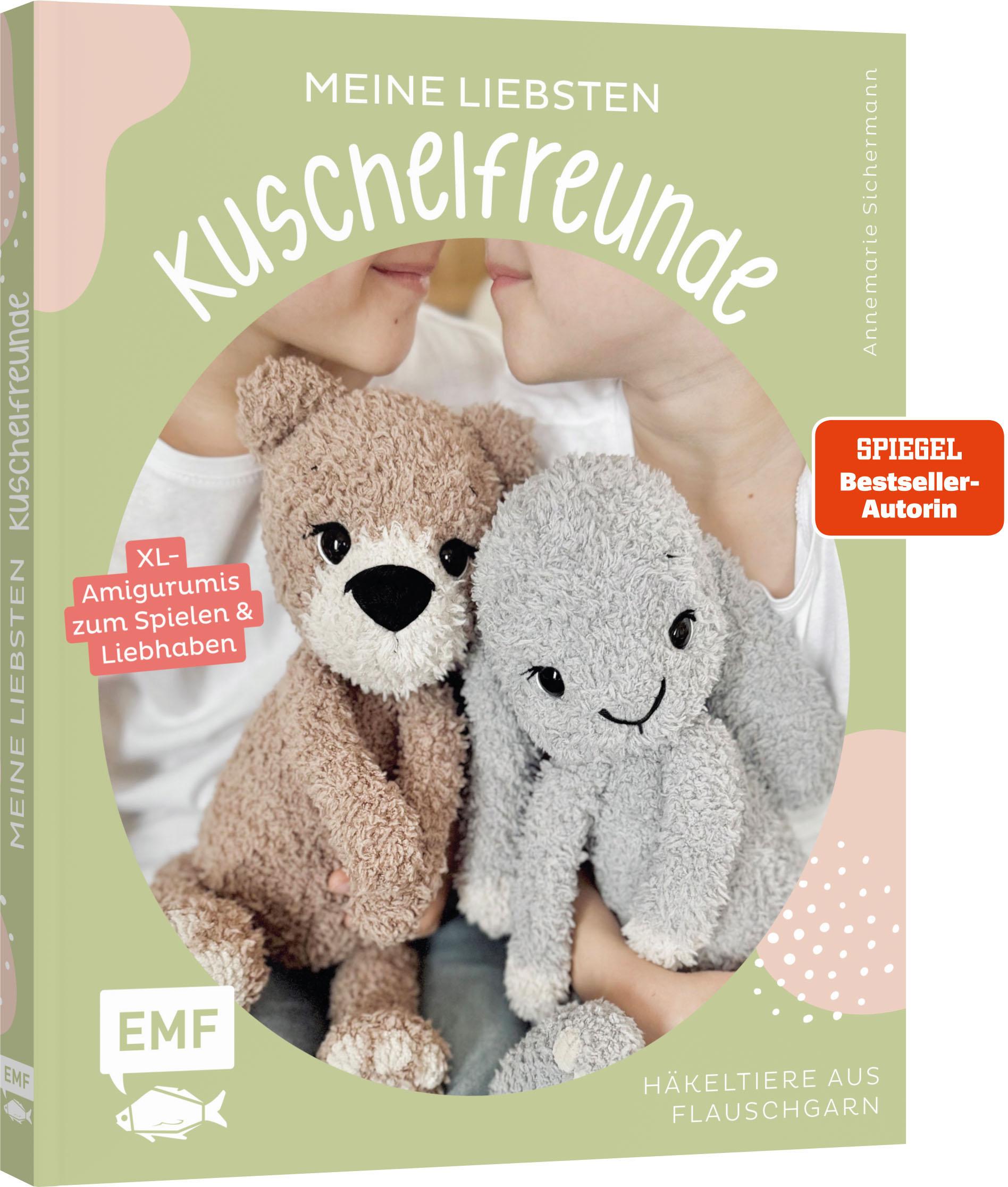 Vorderes Coverbild Meine liebsten Kuschelfreunde | Häkel-Tiere aus Flauschgarn häkeln von SPIEGEL-Bestsellerautorin @nadelkunst.handmade