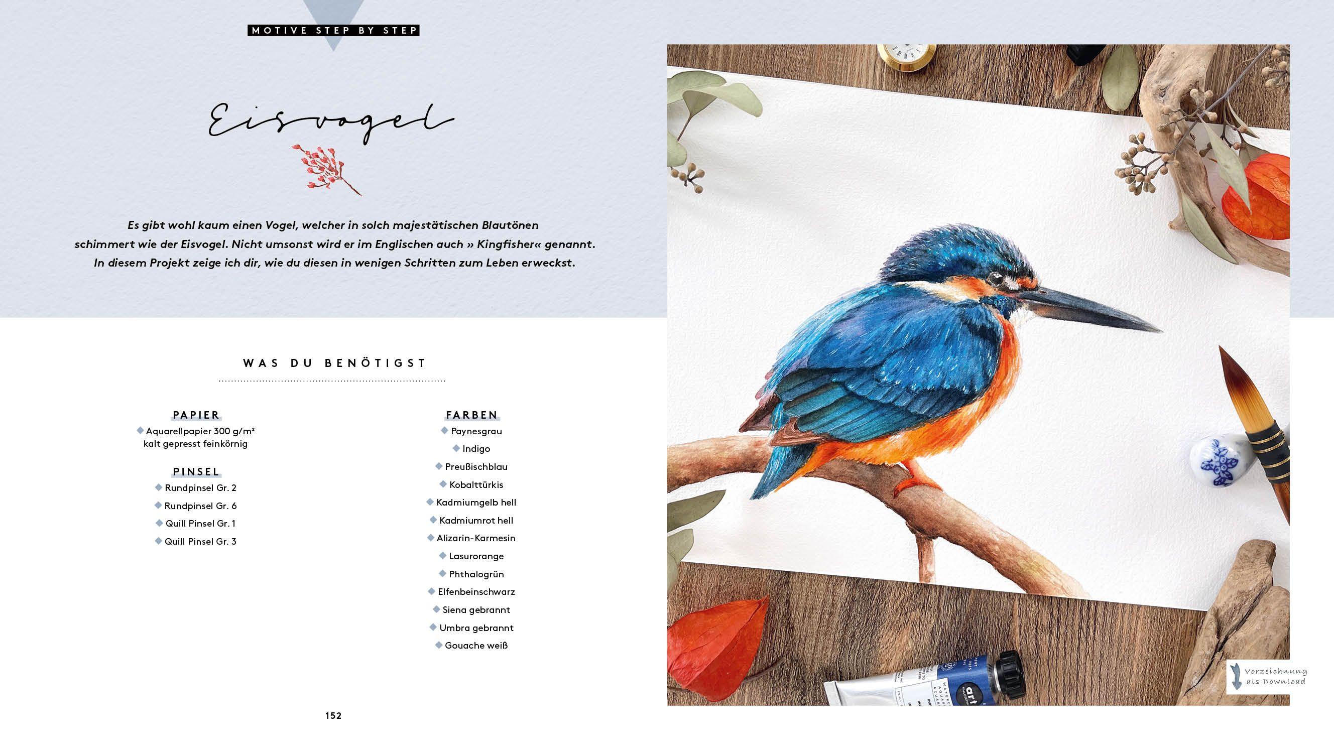 Beispielinhalt (Bild) Watercolor - Malen mit Aquarell