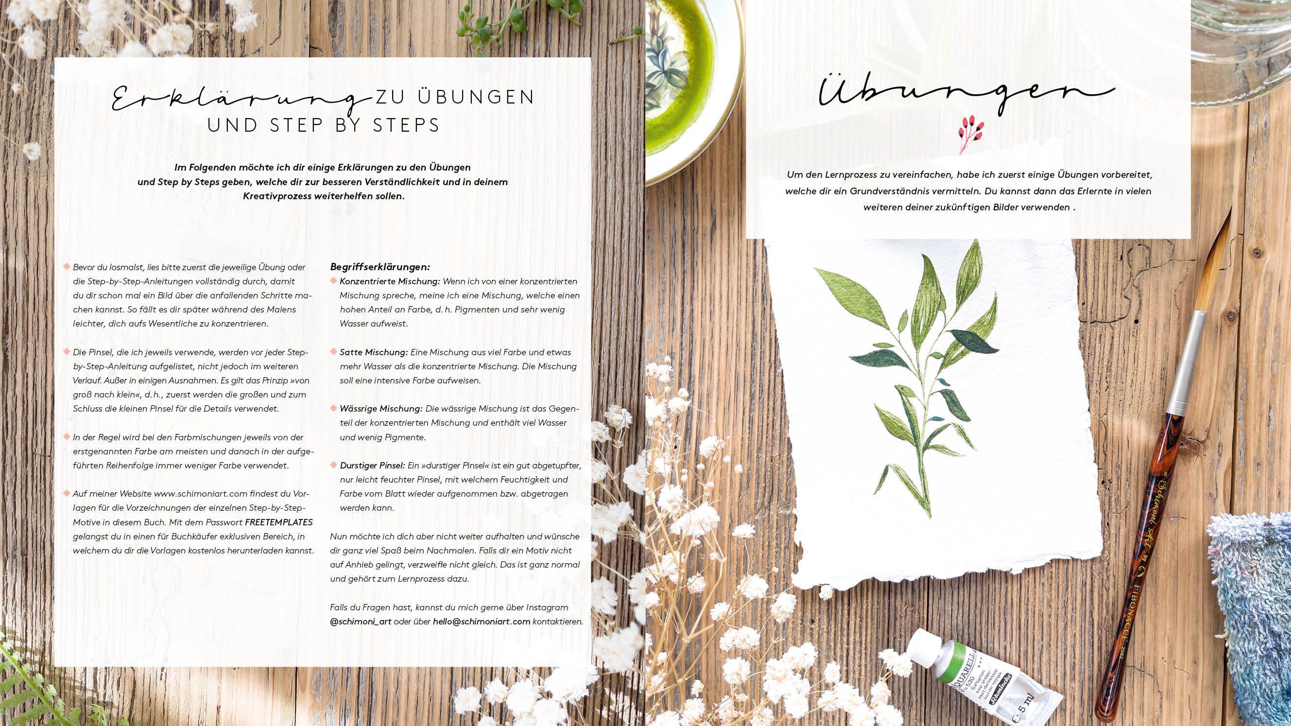 Beispielinhalt (Bild) Watercolor - Malen mit Aquarell