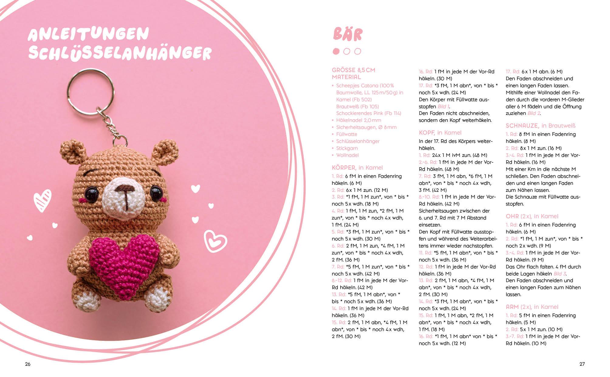 Beispielinhalt (Bild) Amigurumi Pen Friends - Süße Tiere für Stifte, Federmäppchen und Co. häkeln