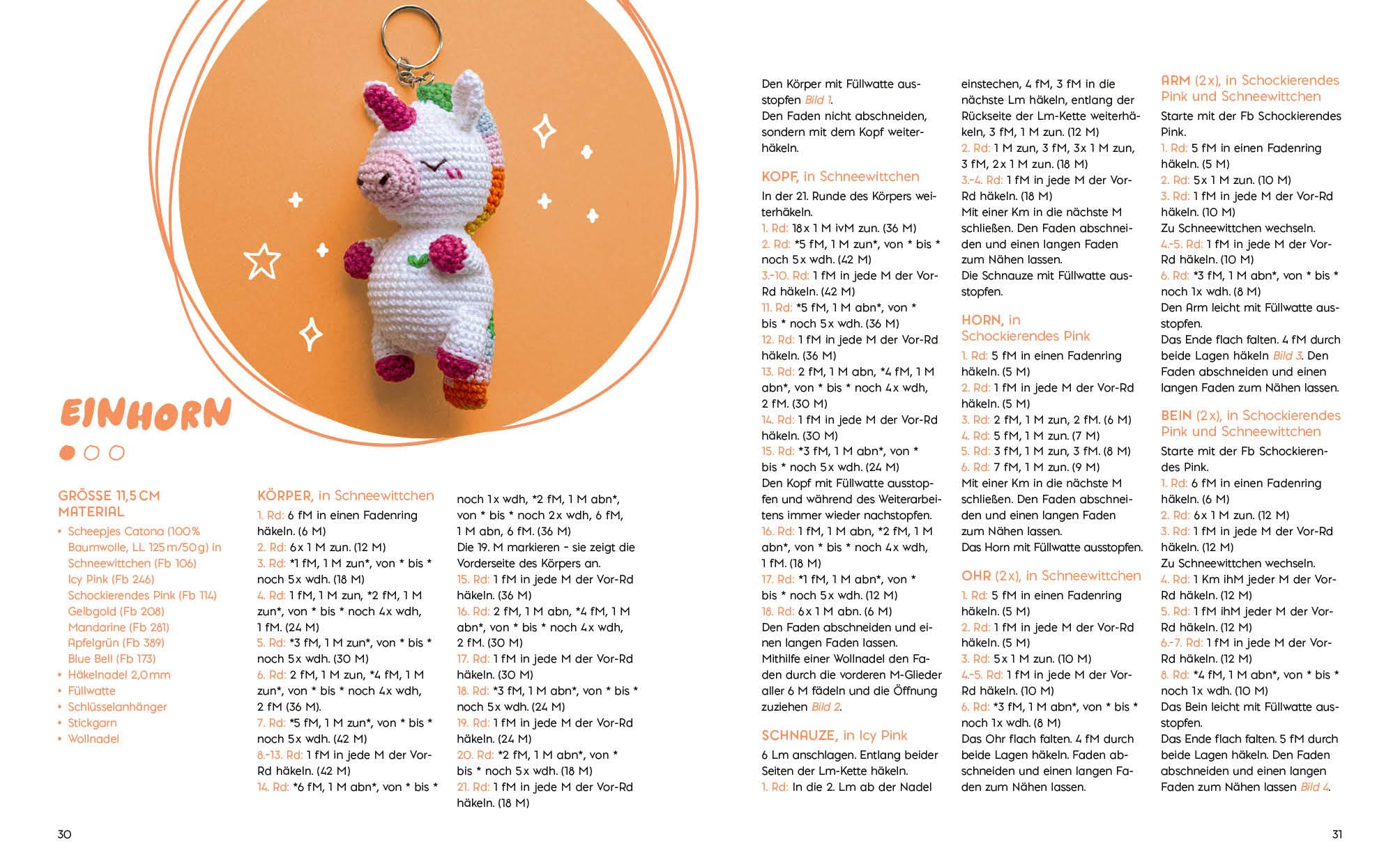 Beispielinhalt (Bild) Amigurumi Pen Friends - Süße Tiere für Stifte, Federmäppchen und Co. häkeln