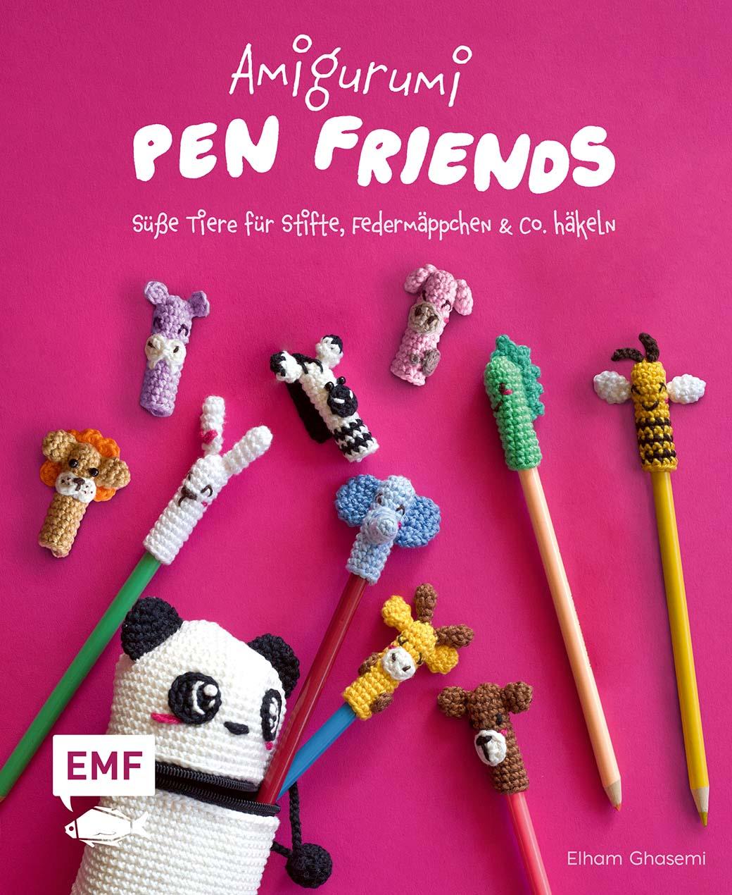 Vorderes Coverbild Amigurumi Pen Friends - Süße Tiere für Stifte, Federmäppchen und Co. häkeln
