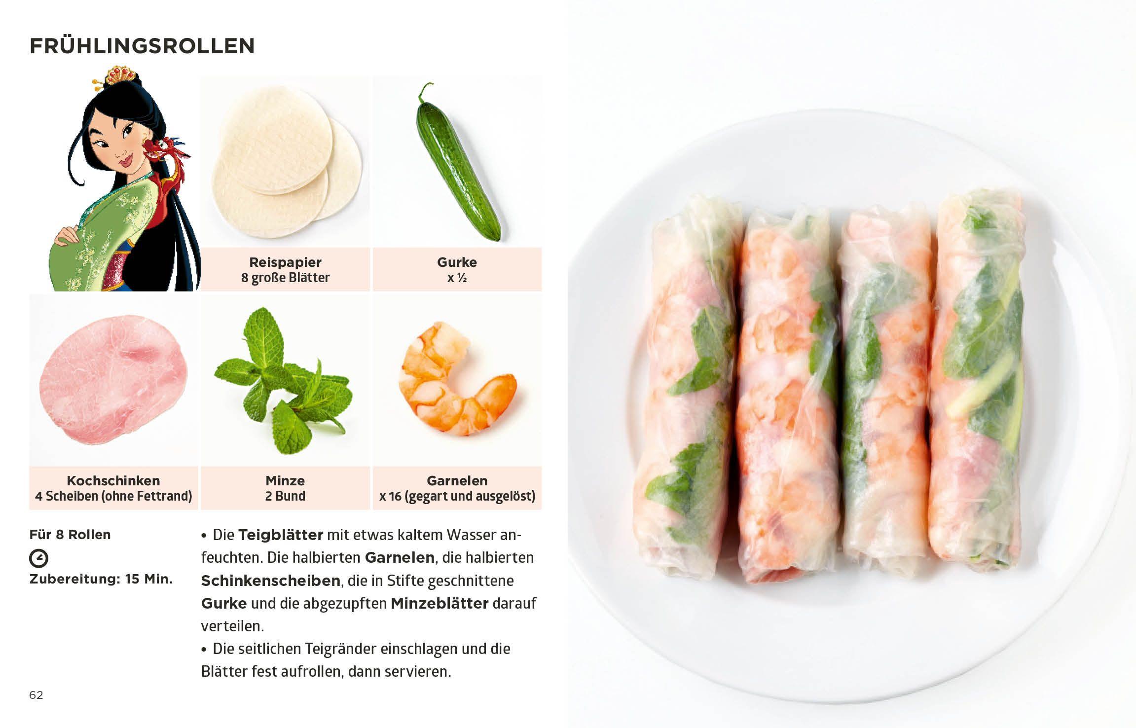 Beispielinhalt (Bild) Simplissime - Das einfachste Kochbuch der Welt: Disney