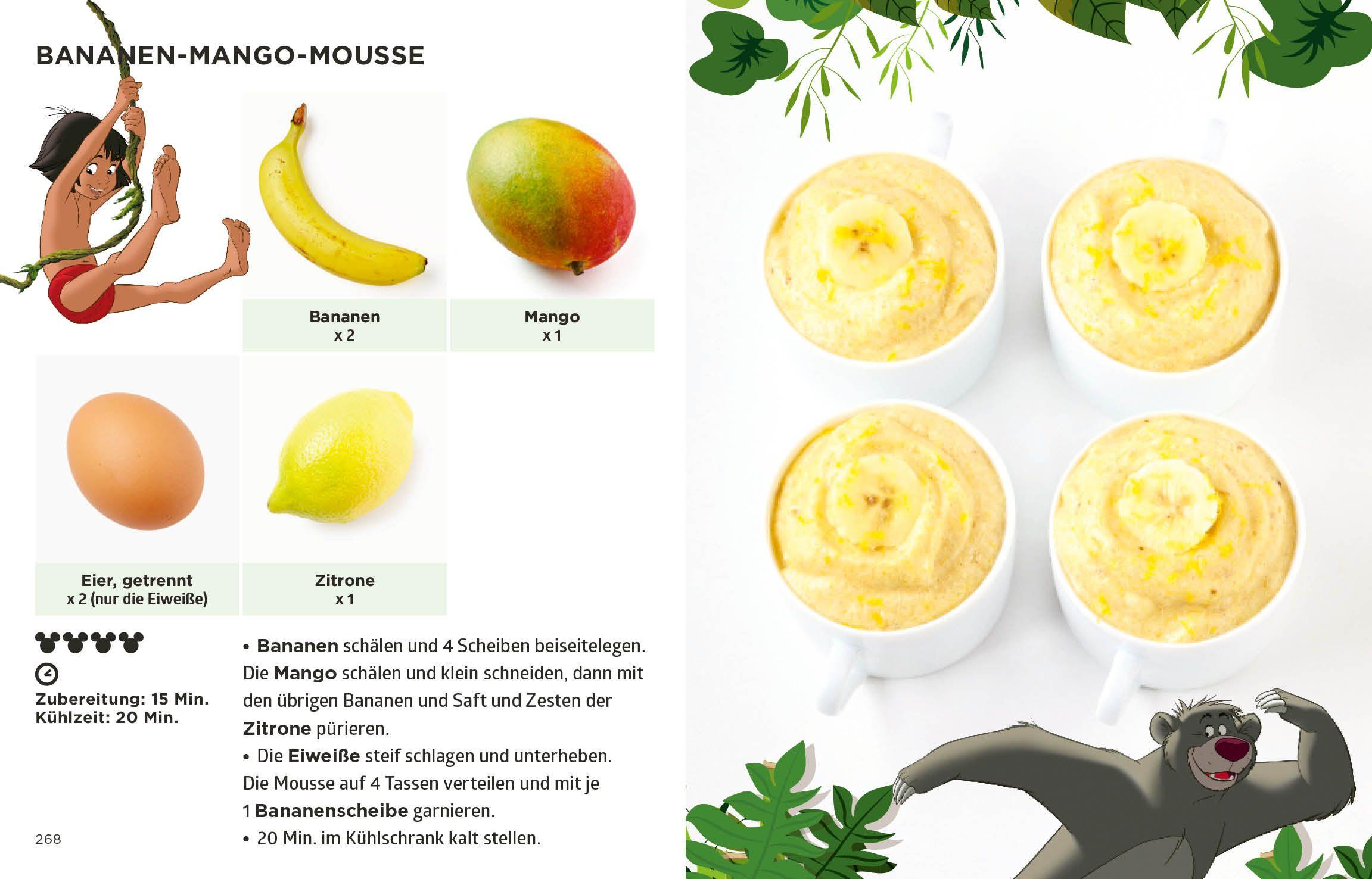 Beispielinhalt (Bild) Simplissime - Das einfachste Kochbuch der Welt: Disney