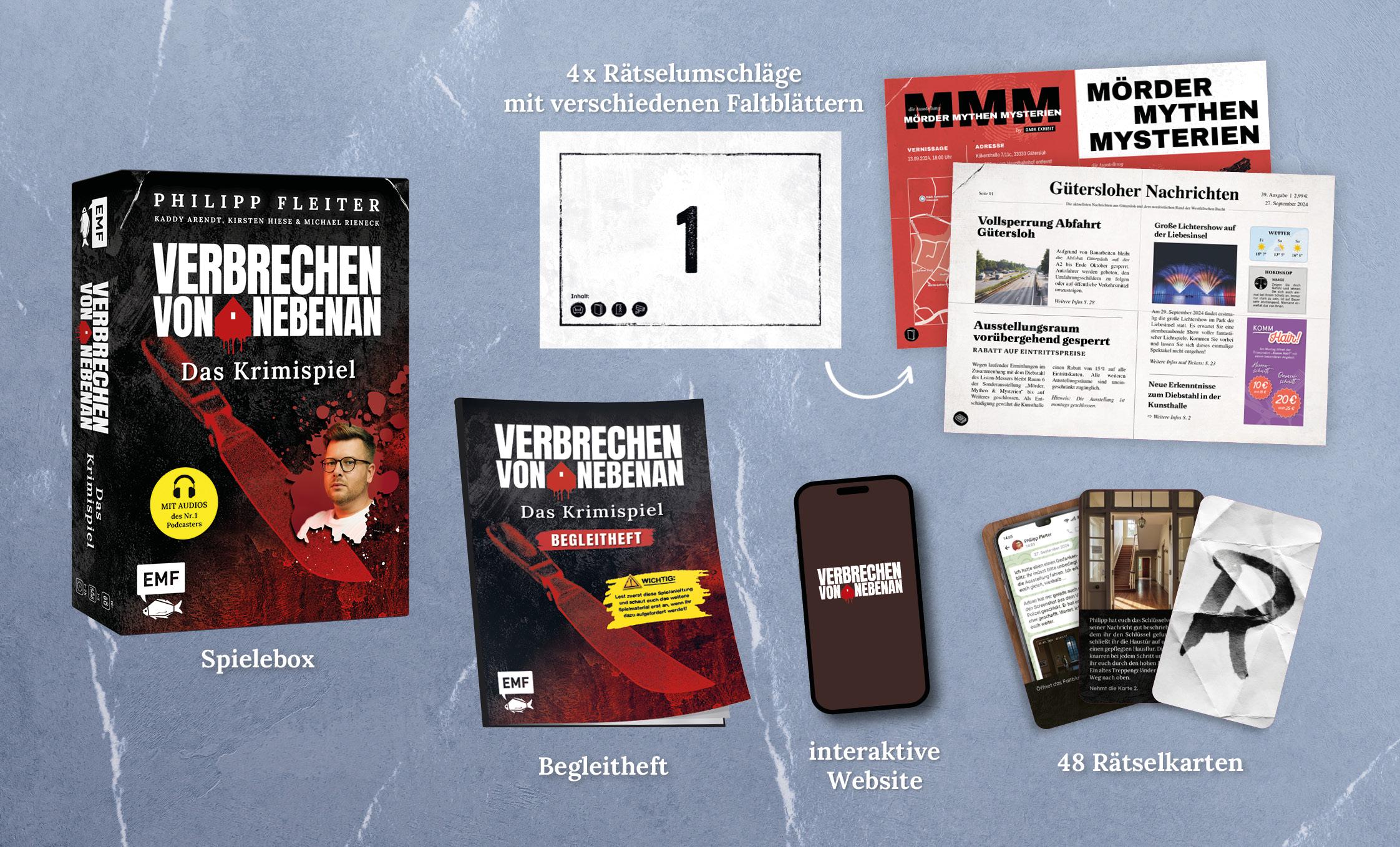Beispielinhalt (Bild) Verbrechen von nebenan: Das Krimispiel zum Nr. 1-Podcast