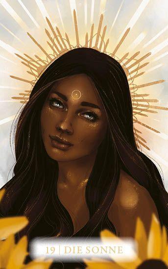 Beispielinhalt (Bild) Tarot-Kartenset: Seelenreise Mini-Tarot