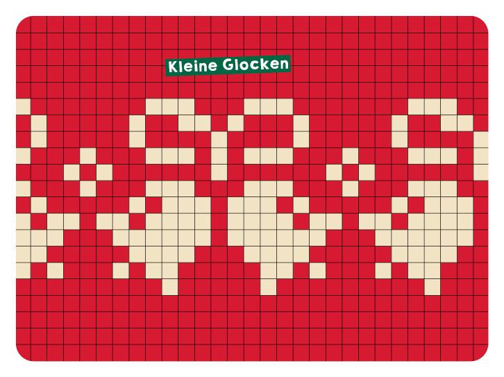 Beispielinhalt (Bild) 55 x stricken - Weihnachts-Motive: Deine Strickmustersammlung als Kartenset