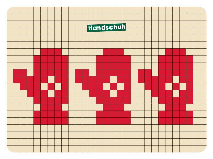Beispielinhalt (Bild) 55 x stricken - Weihnachts-Motive: Deine Strickmustersammlung als Kartenset