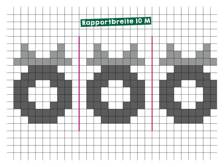 Beispielinhalt (Bild) 55 x stricken - Weihnachts-Motive: Deine Strickmustersammlung als Kartenset