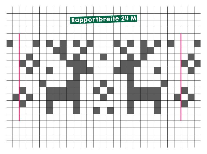 Beispielinhalt (Bild) 55 x stricken - Weihnachts-Motive: Deine Strickmustersammlung als Kartenset