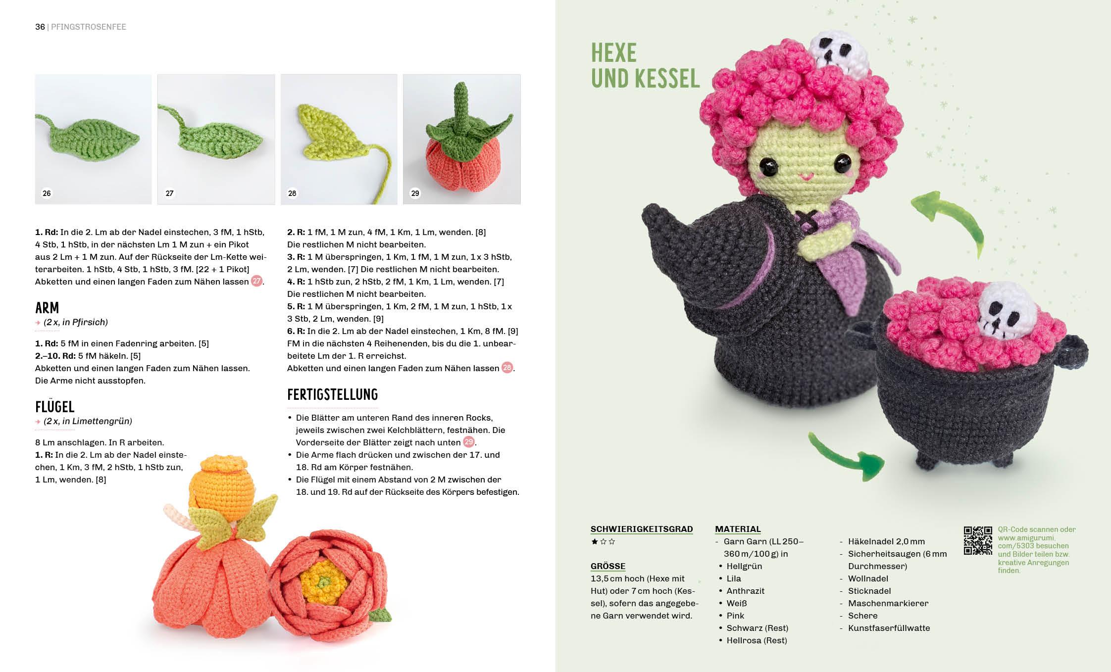 Beispielinhalt (Bild) Zauberhafte Wende-Amigurumis häkeln mit @chibiscraft