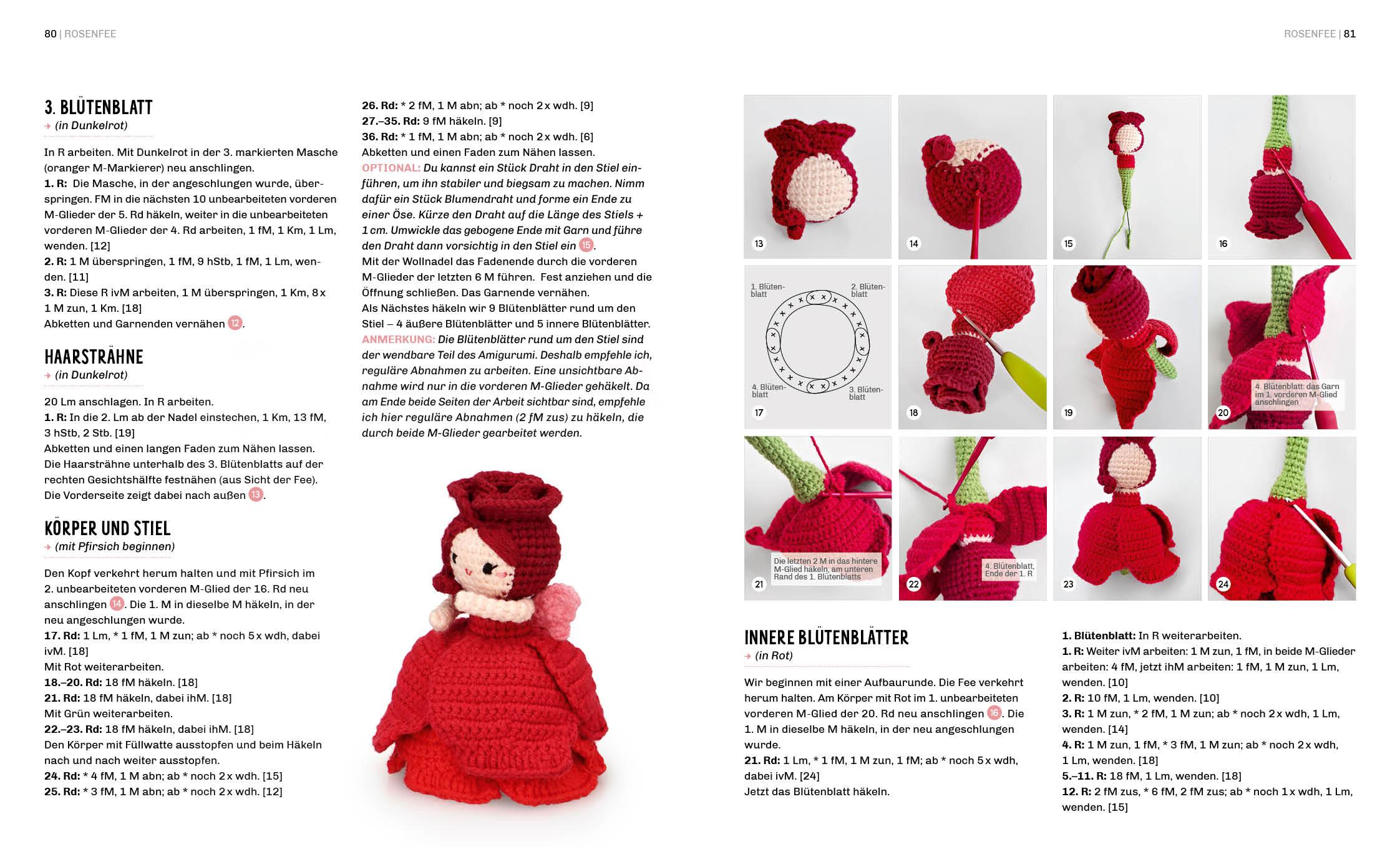 Beispielinhalt (Bild) Zauberhafte Wende-Amigurumis häkeln mit @chibiscraft