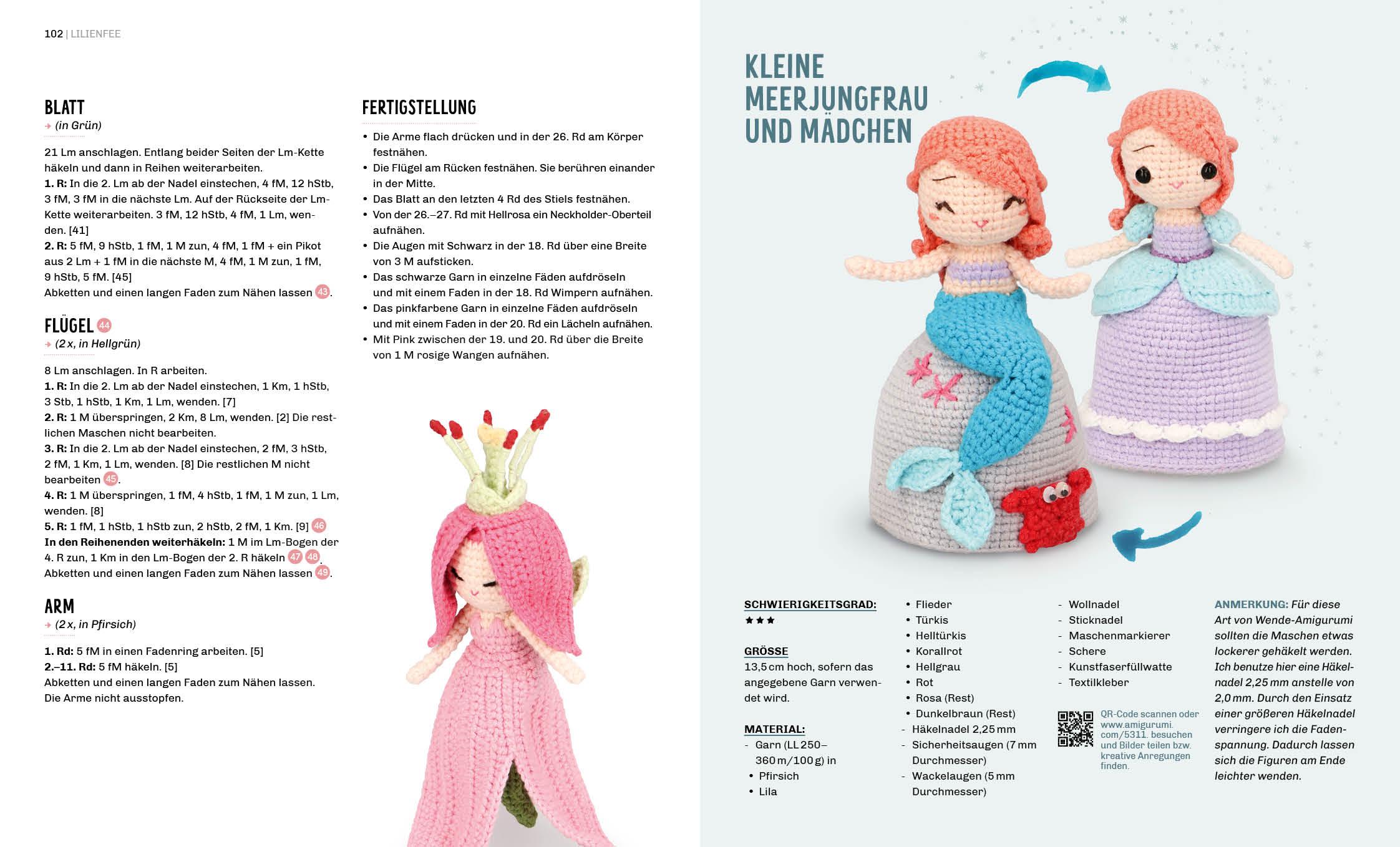 Beispielinhalt (Bild) Zauberhafte Wende-Amigurumis häkeln mit @chibiscraft