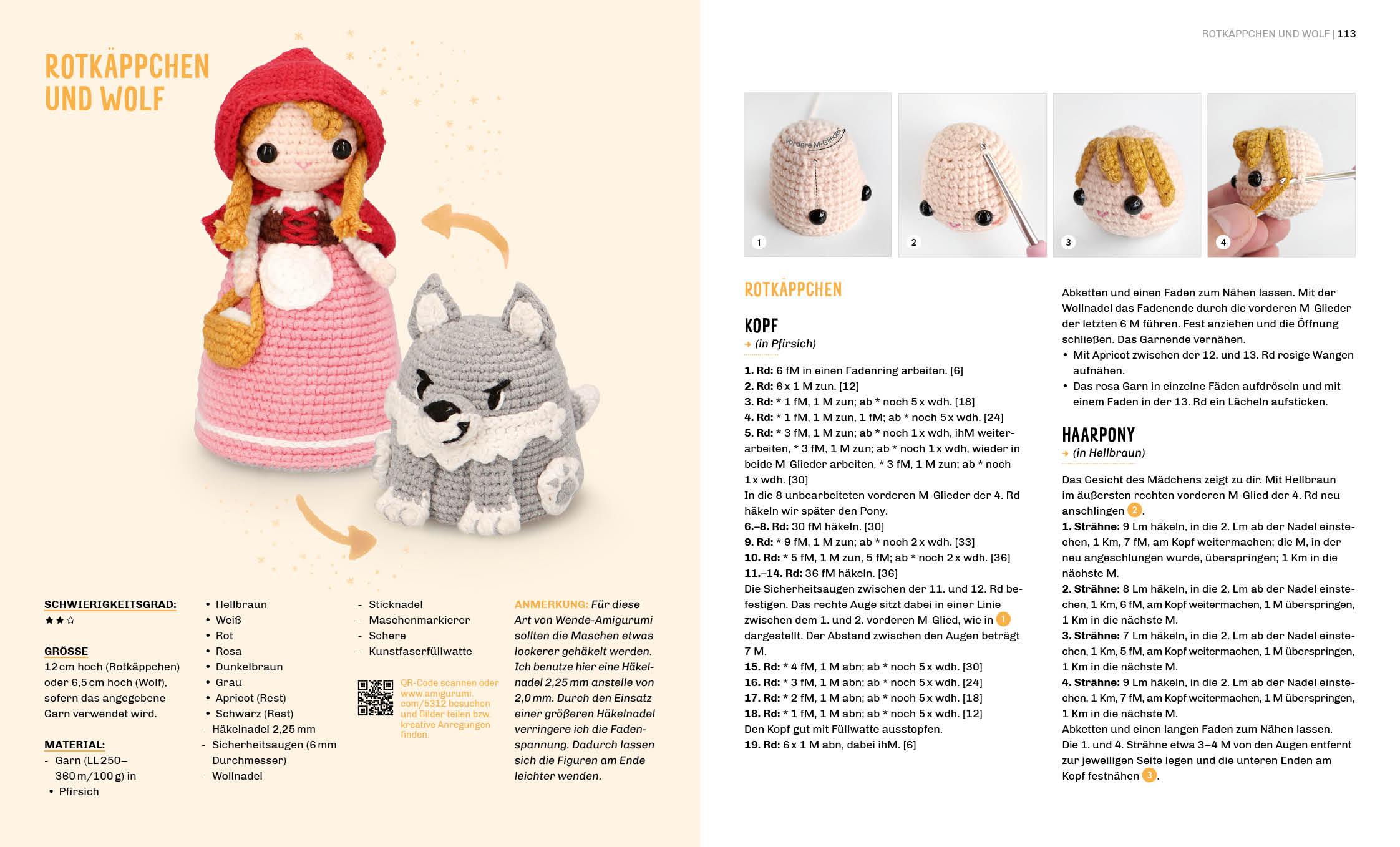 Beispielinhalt (Bild) Zauberhafte Wende-Amigurumis häkeln mit @chibiscraft