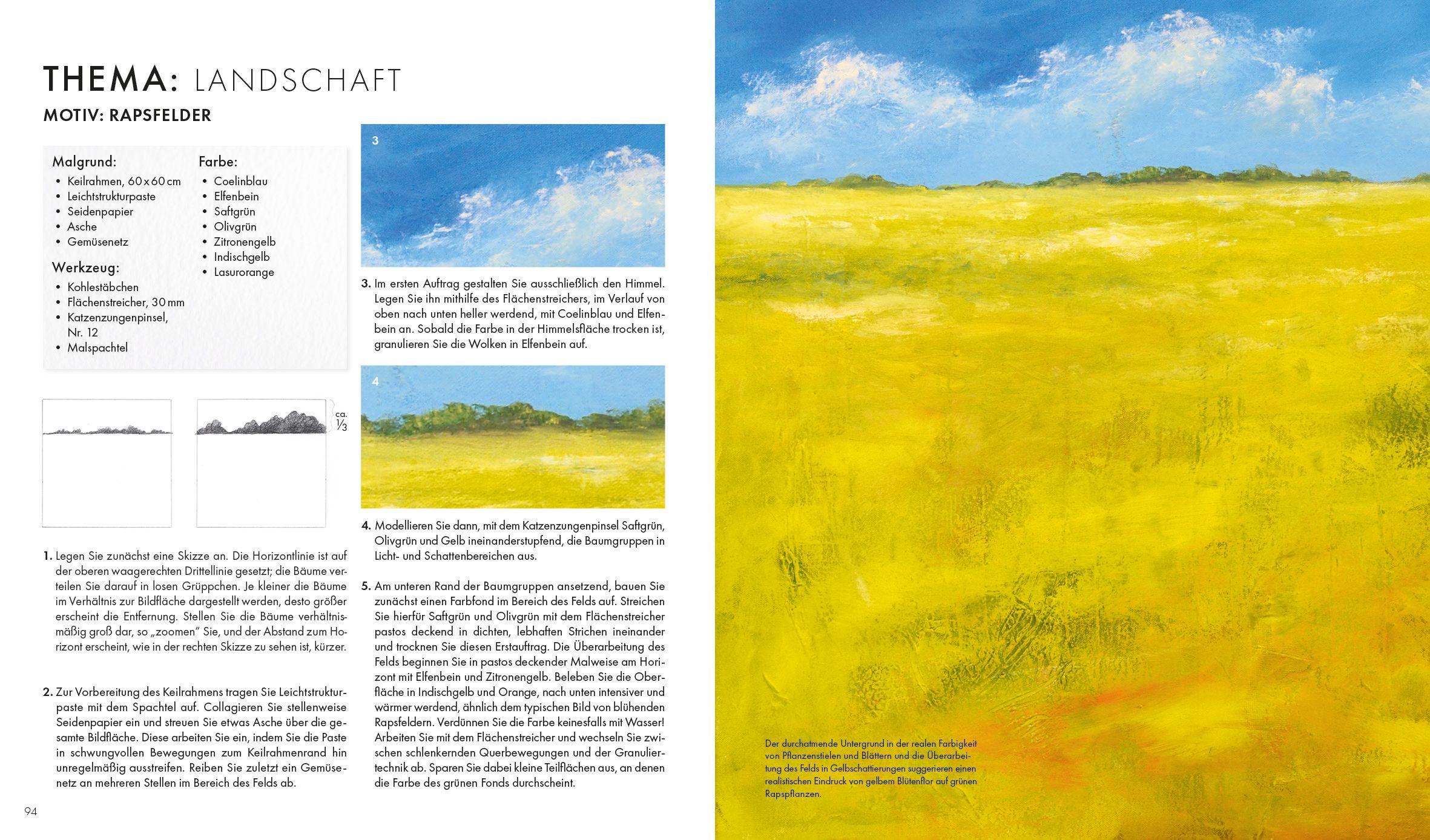 Beispielinhalt (Bild) Das Acryl-Praxisbuch