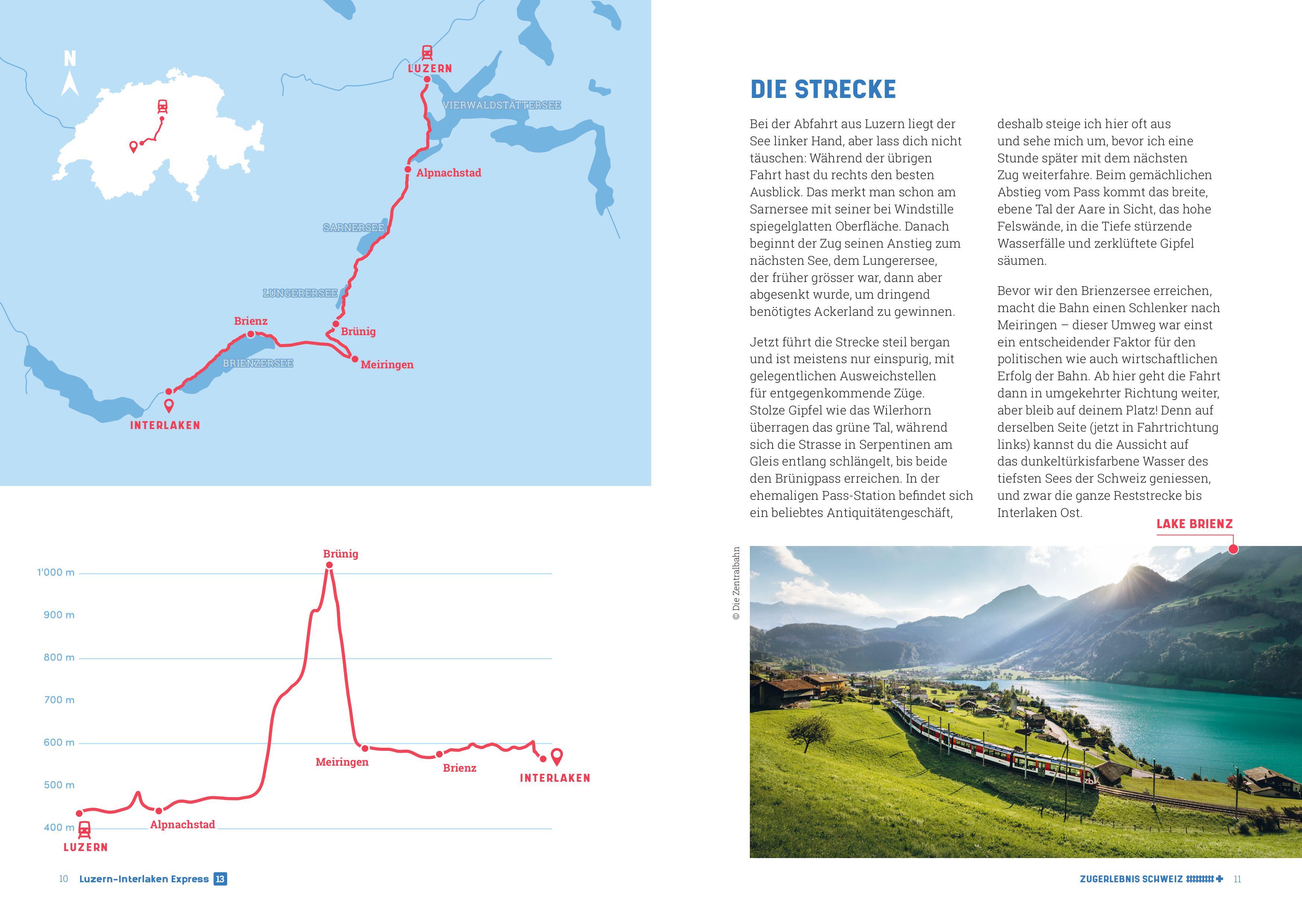 Beispielinhalt (Bild) Zugerlebnis Schweiz