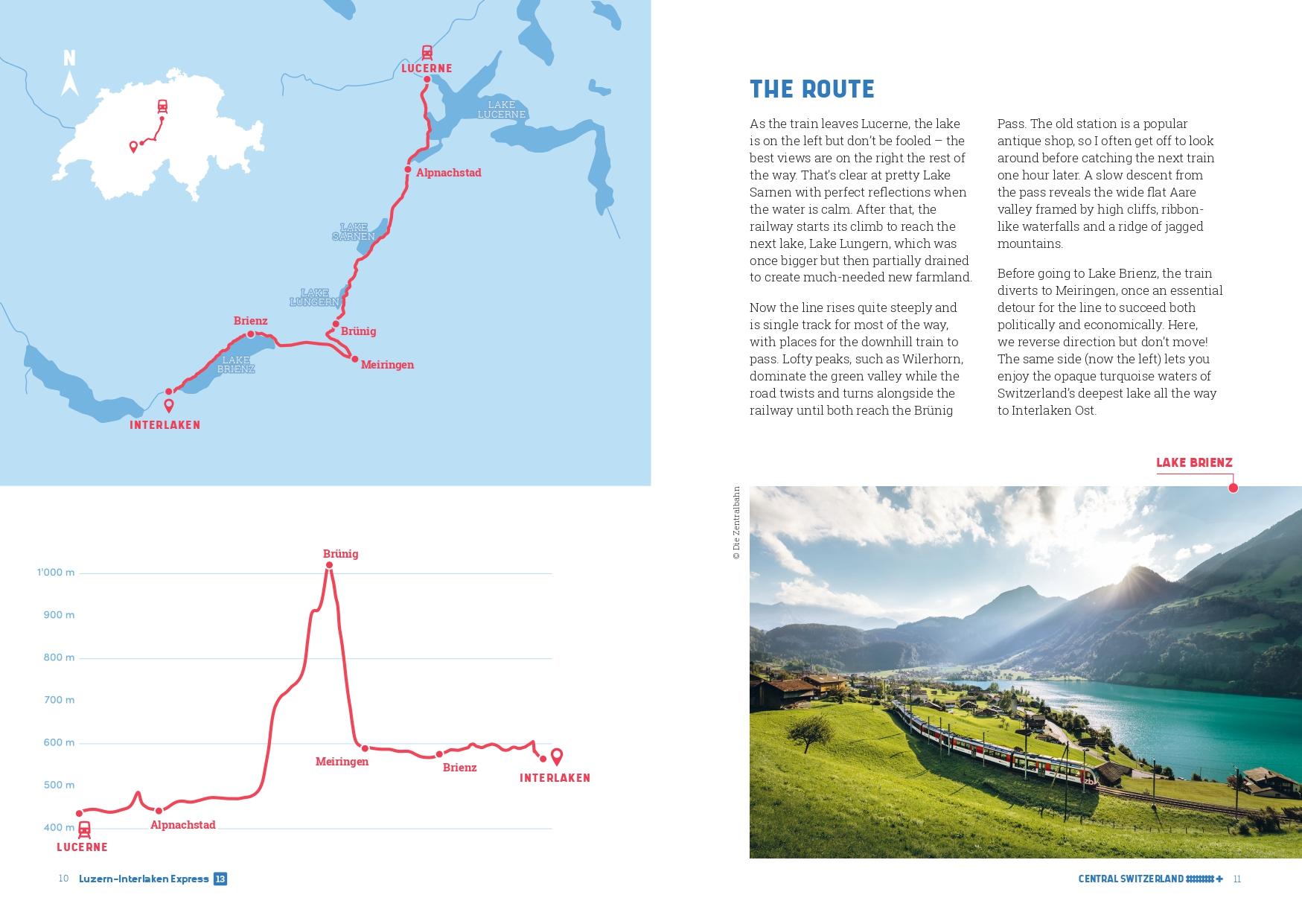 Beispielinhalt (Bild) The Best Swiss Train Rides